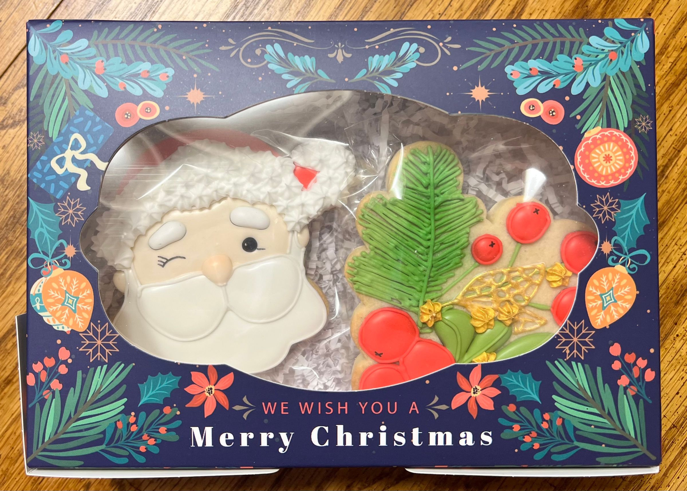 $14/ box with 2 large cookies