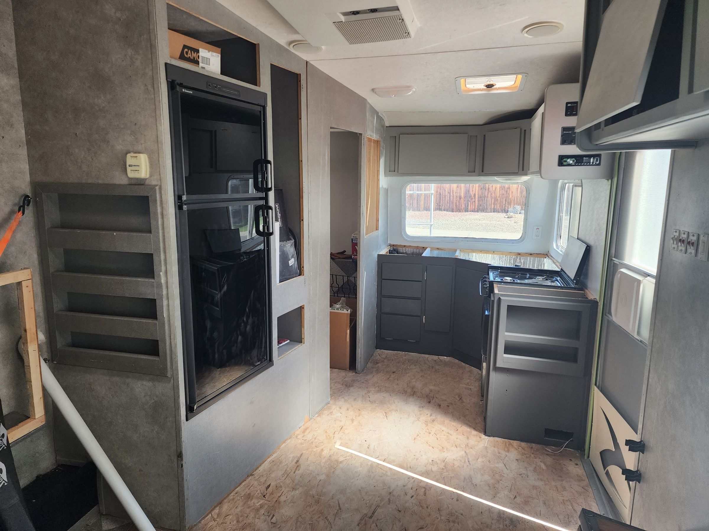 Interior remodel before