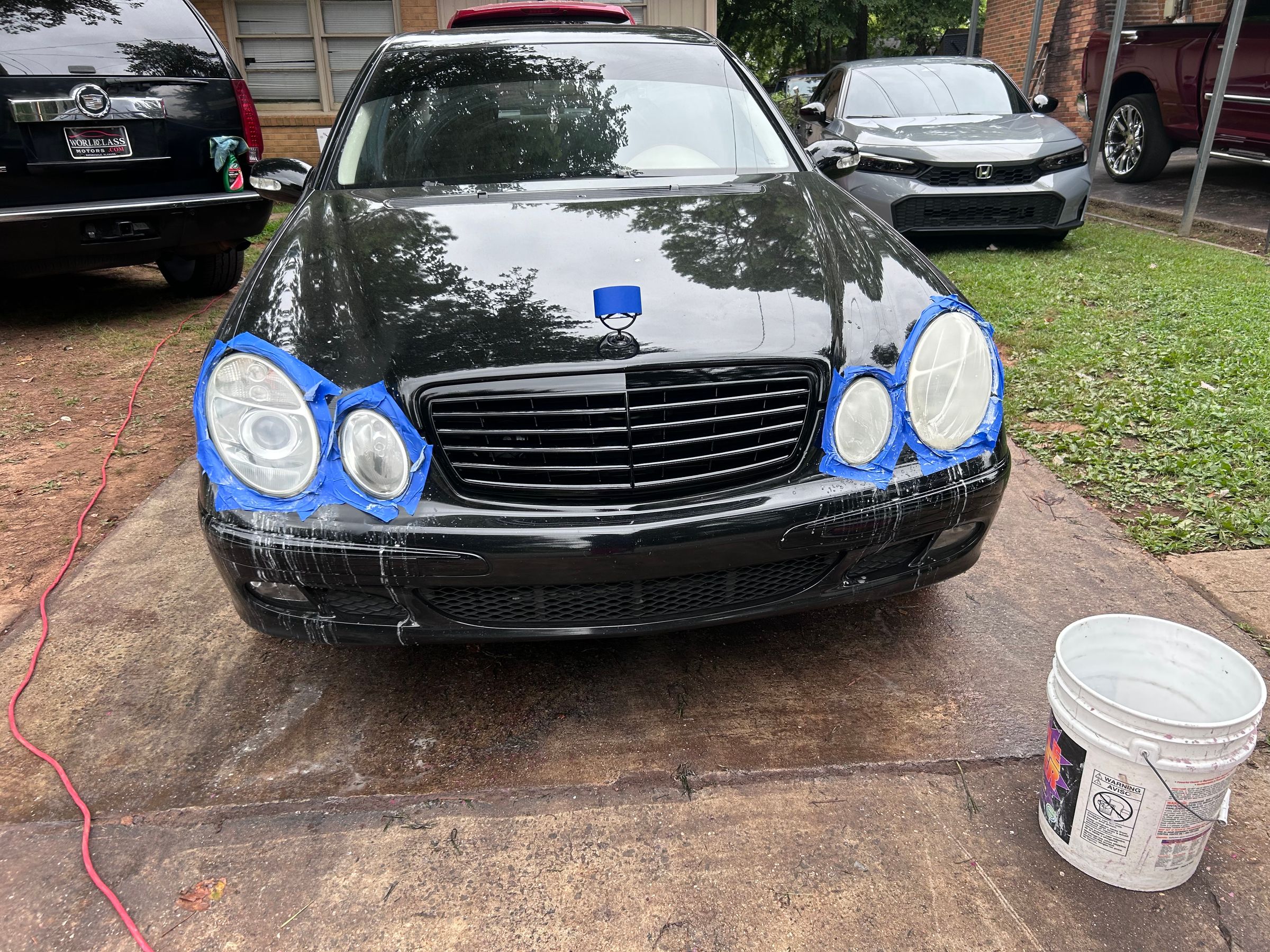 Headlight restoration 