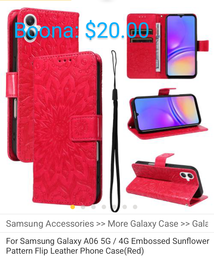 Phone case for Samsung Galaxy A06 | Price: $20.00