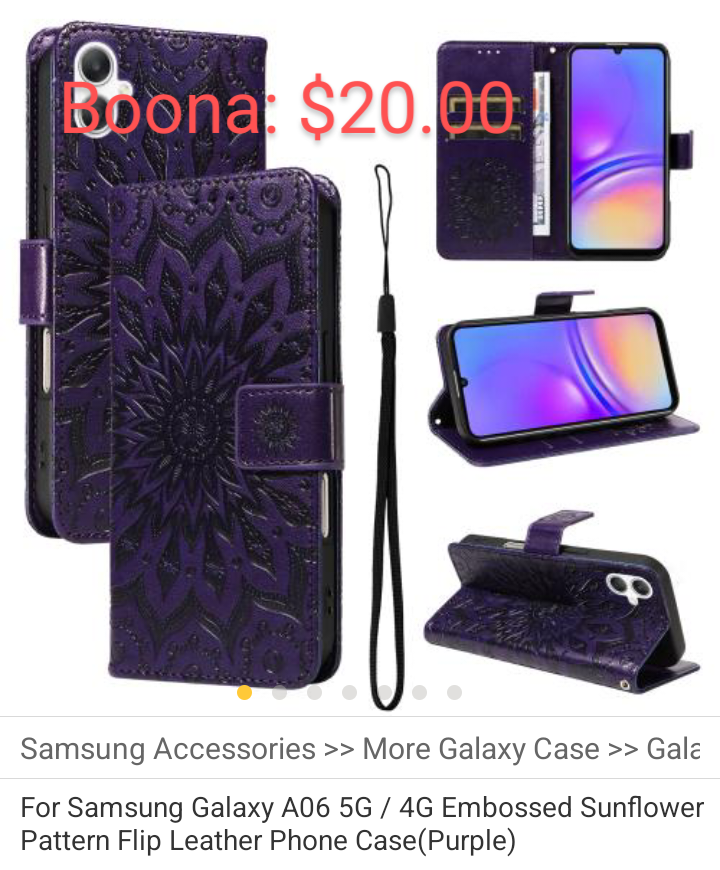 Phone case for Samsung Galaxy A06 | Price: $20.00