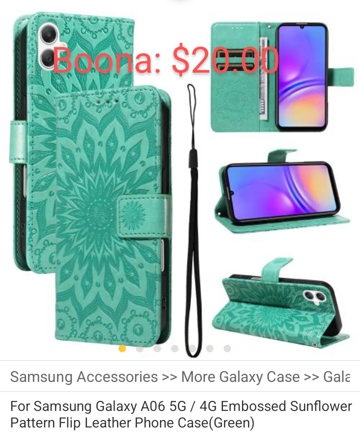 Phone case for Samsung Galaxy A06 | Price: $20.00