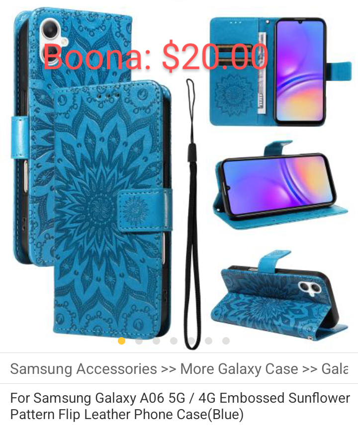 Phone case for Samsung Galaxy A06 | Price: $20.00