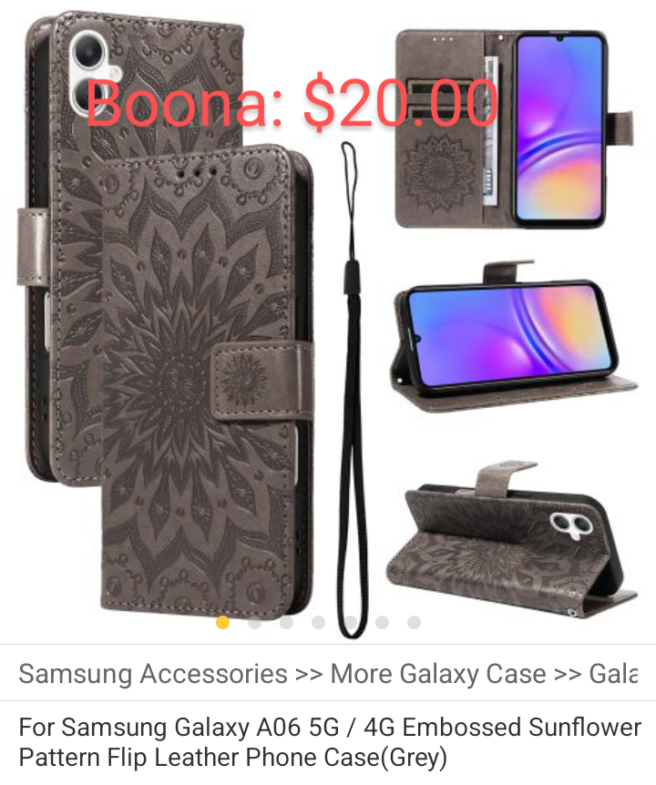 Phone case for Samsung Galaxy A06 | Price: $20.00
