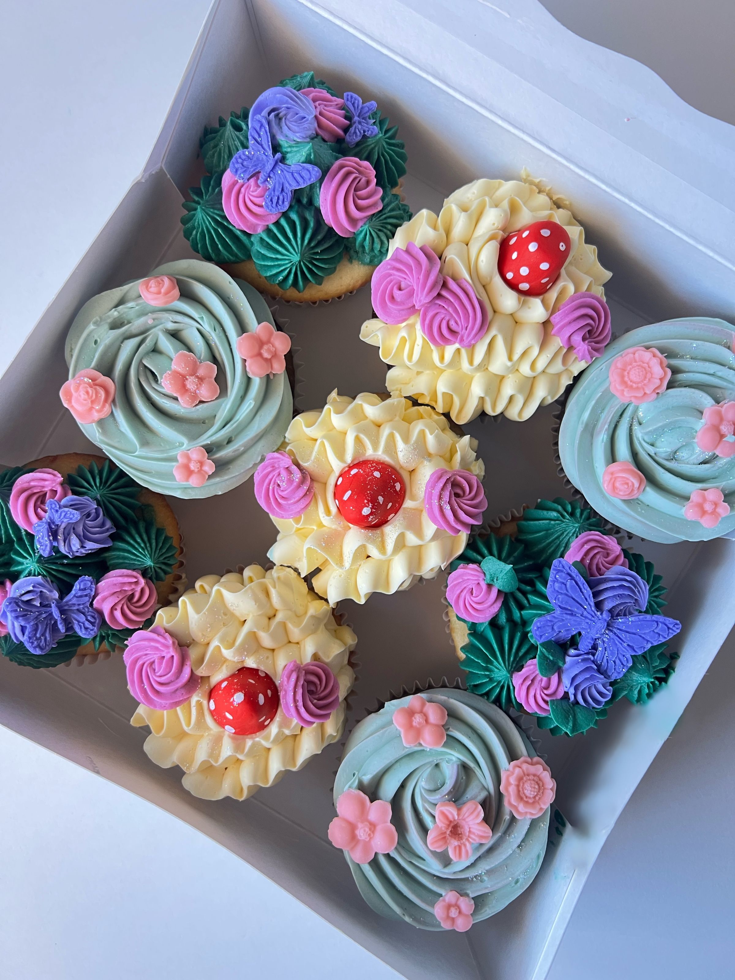 Fairy Garden Cupcakes