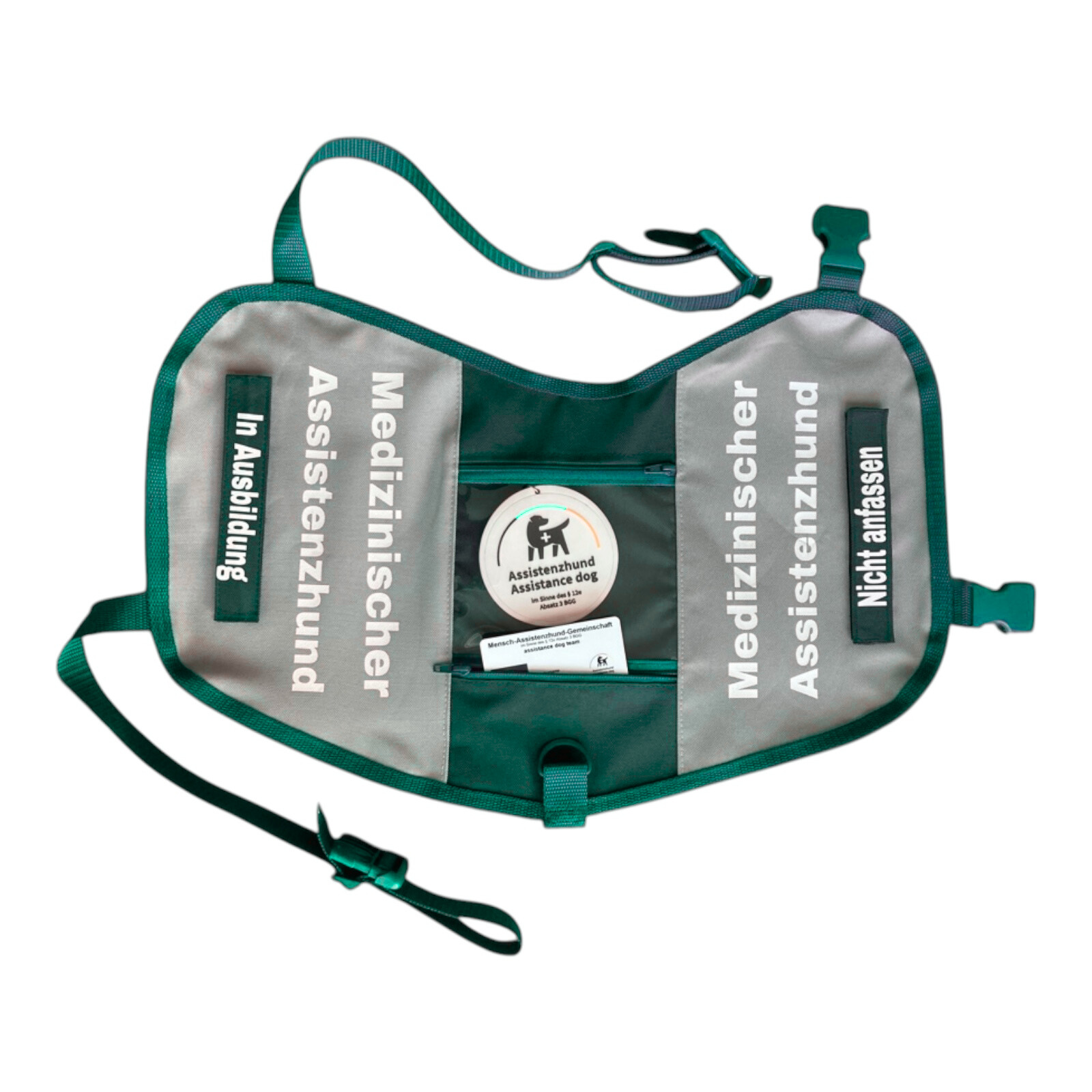 Assistenzhund Kenndecke Grün