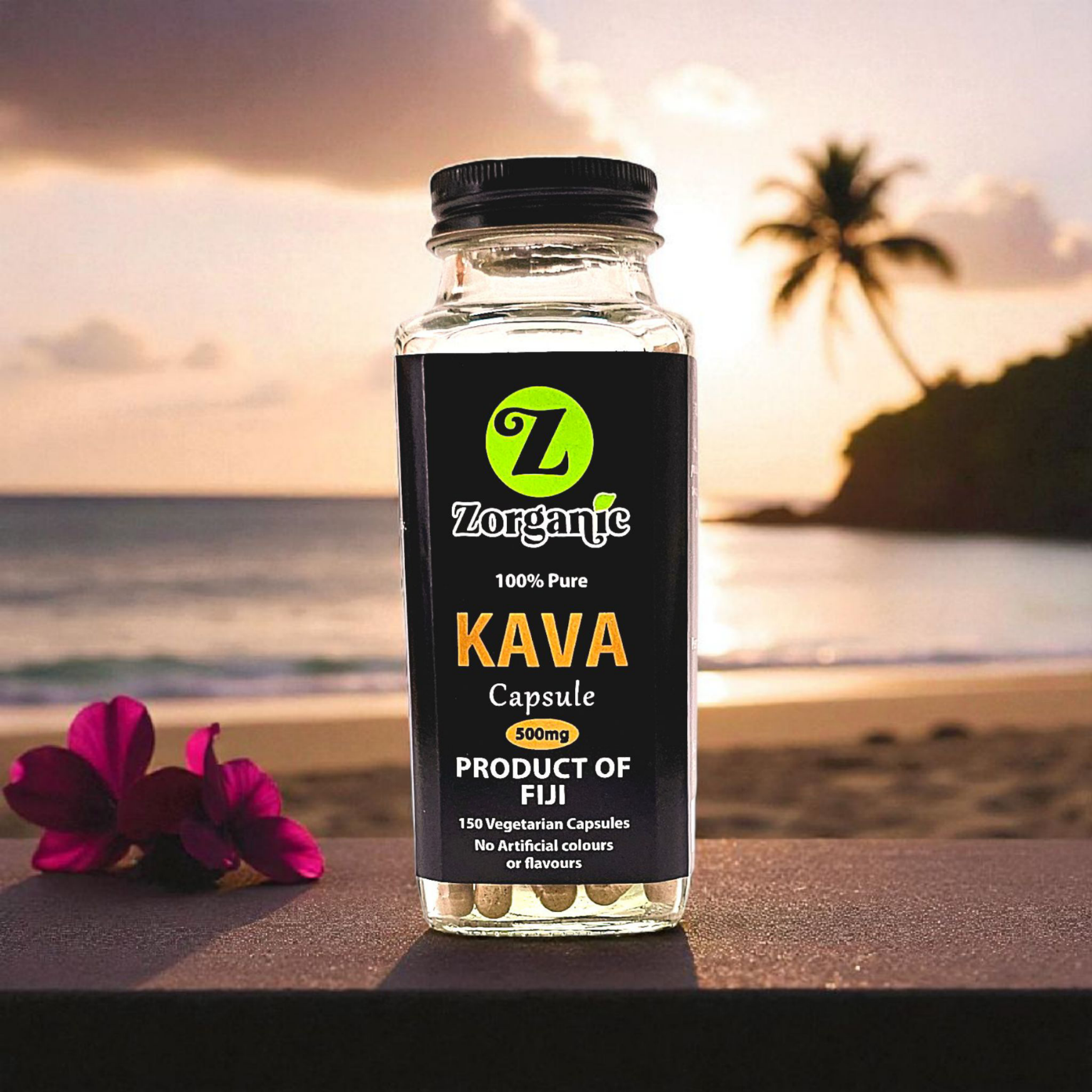 Kava Capsules deliver pure, traditionally harvested Fijian Kava root powder in smooth, easy-to-swallow vegetarian capsules. Renowned for its natural calming and relaxing effects, Kava supports stress relief, mental ease, improved sleep quality, and overall emotional wellbeing. This clean, plant-based supplement offers a gentle, non-addictive way to unwind, restore balance, and promote a sense of tranquillity—anytime you need it.