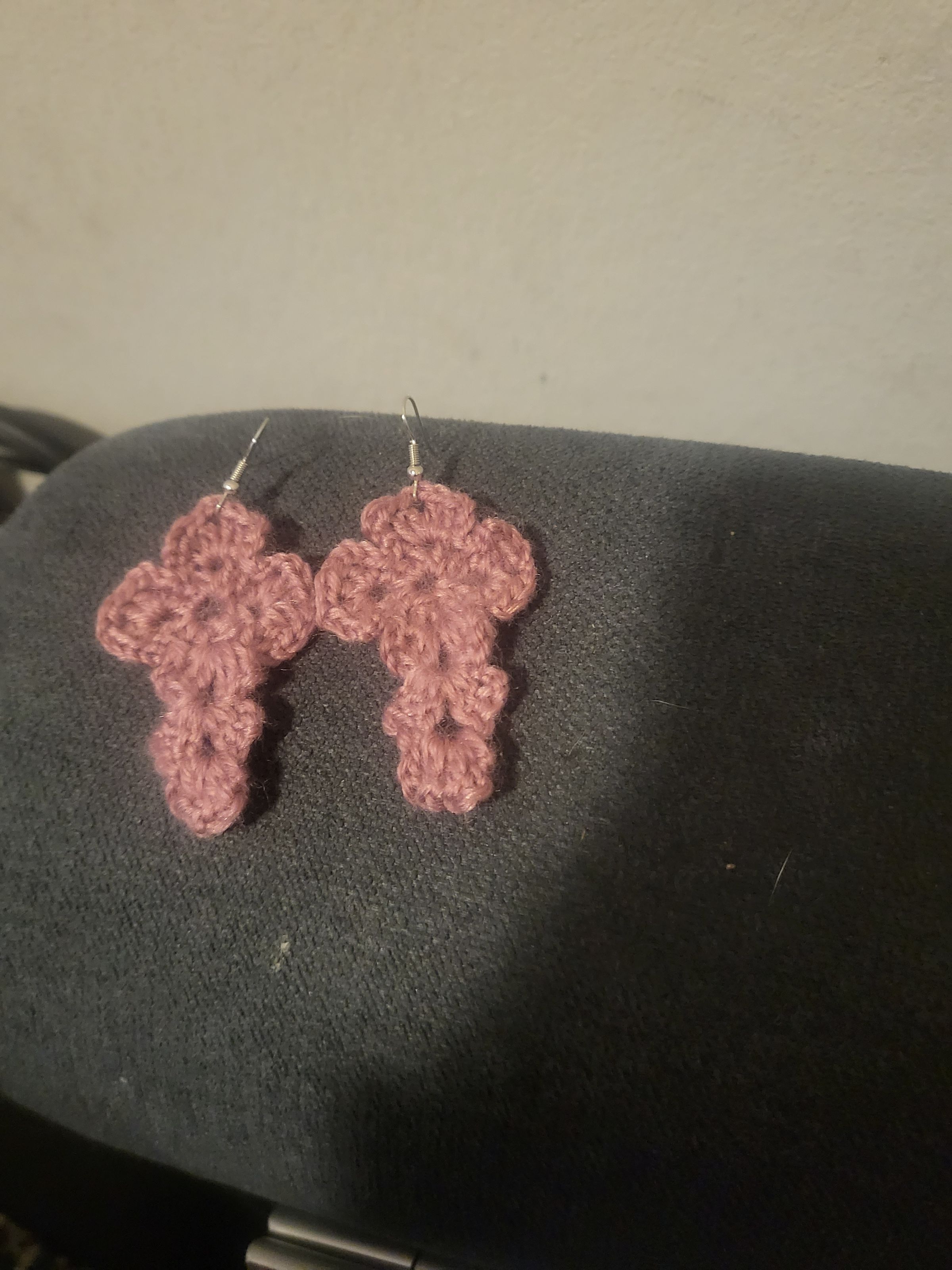 cross earrings