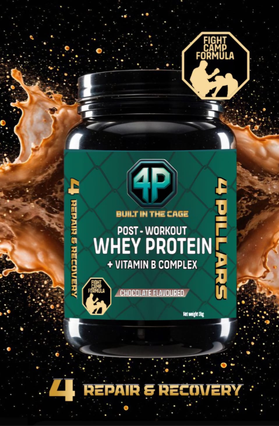WHEY PROTEIN 4 REPAIR & RECOVERY Repair. Rebuild. Come back stronger.
