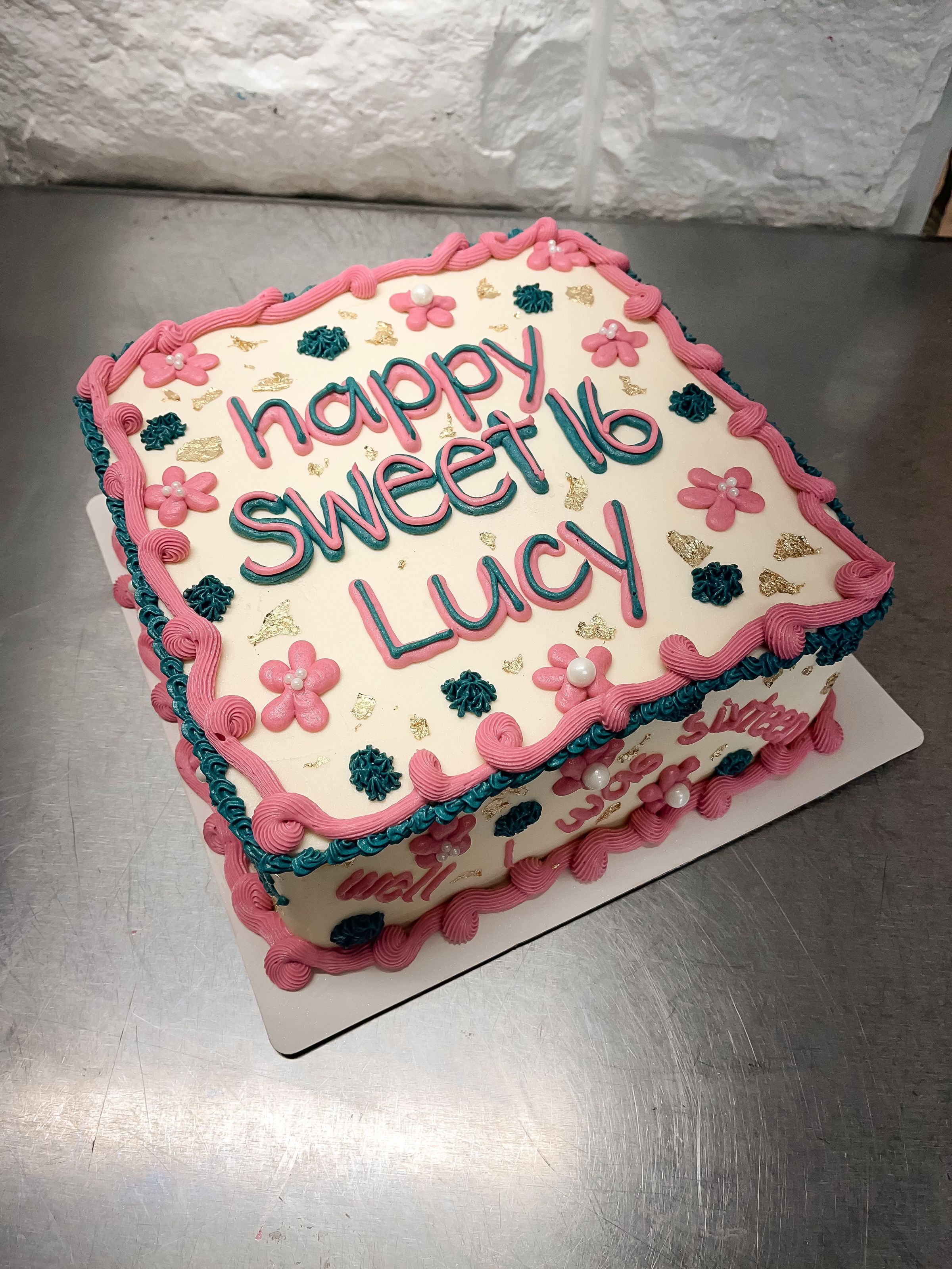 Sweet 16 chocolate raspberry cake