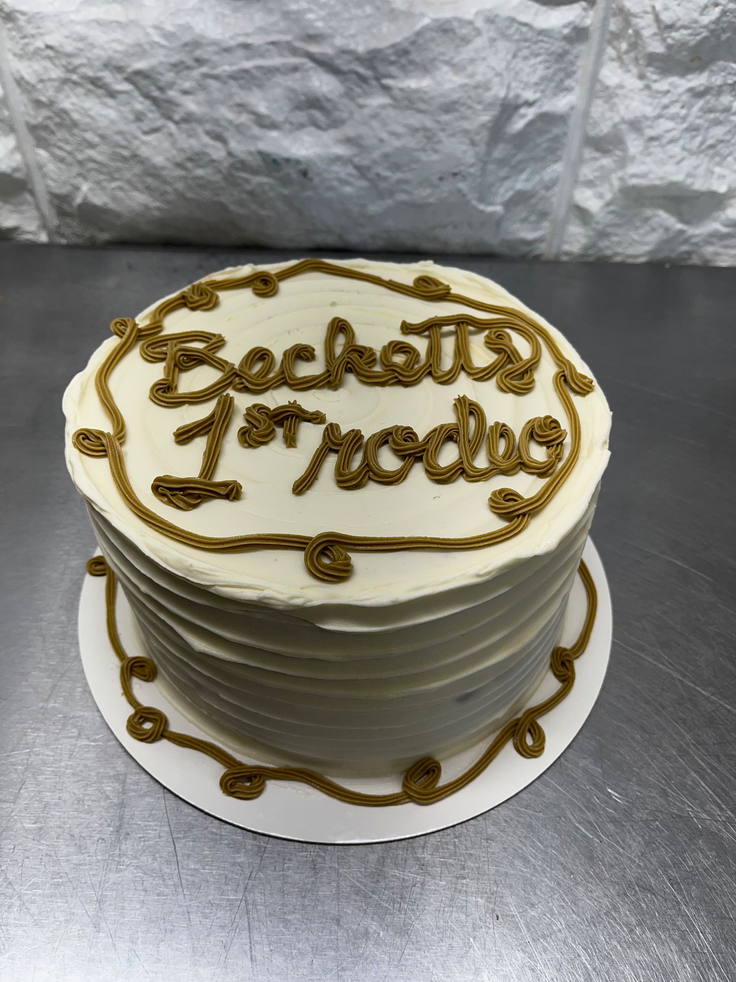 first rodeo birthday cake