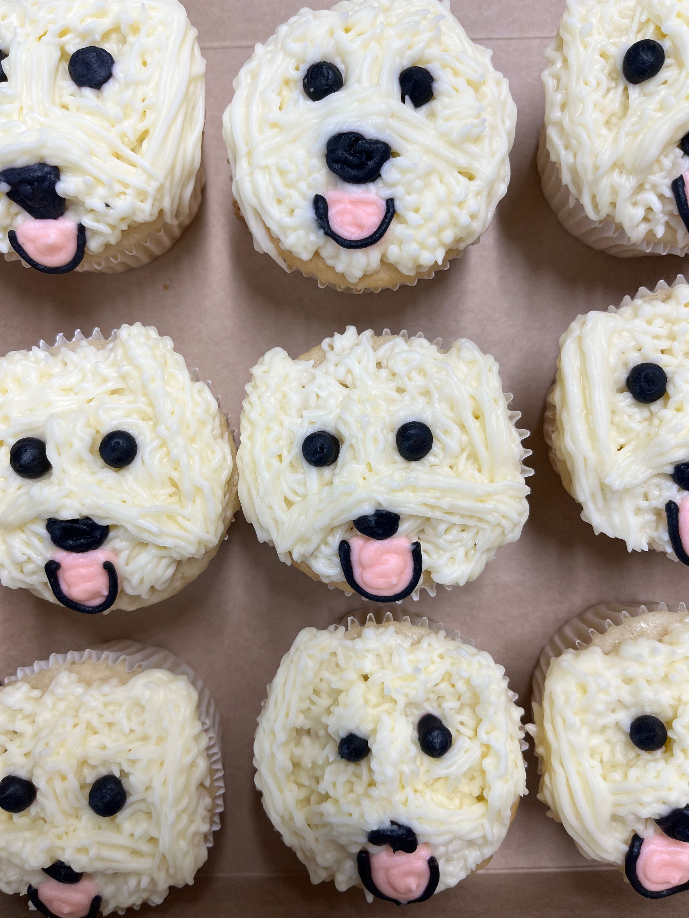 pupcakes for a dog birthday