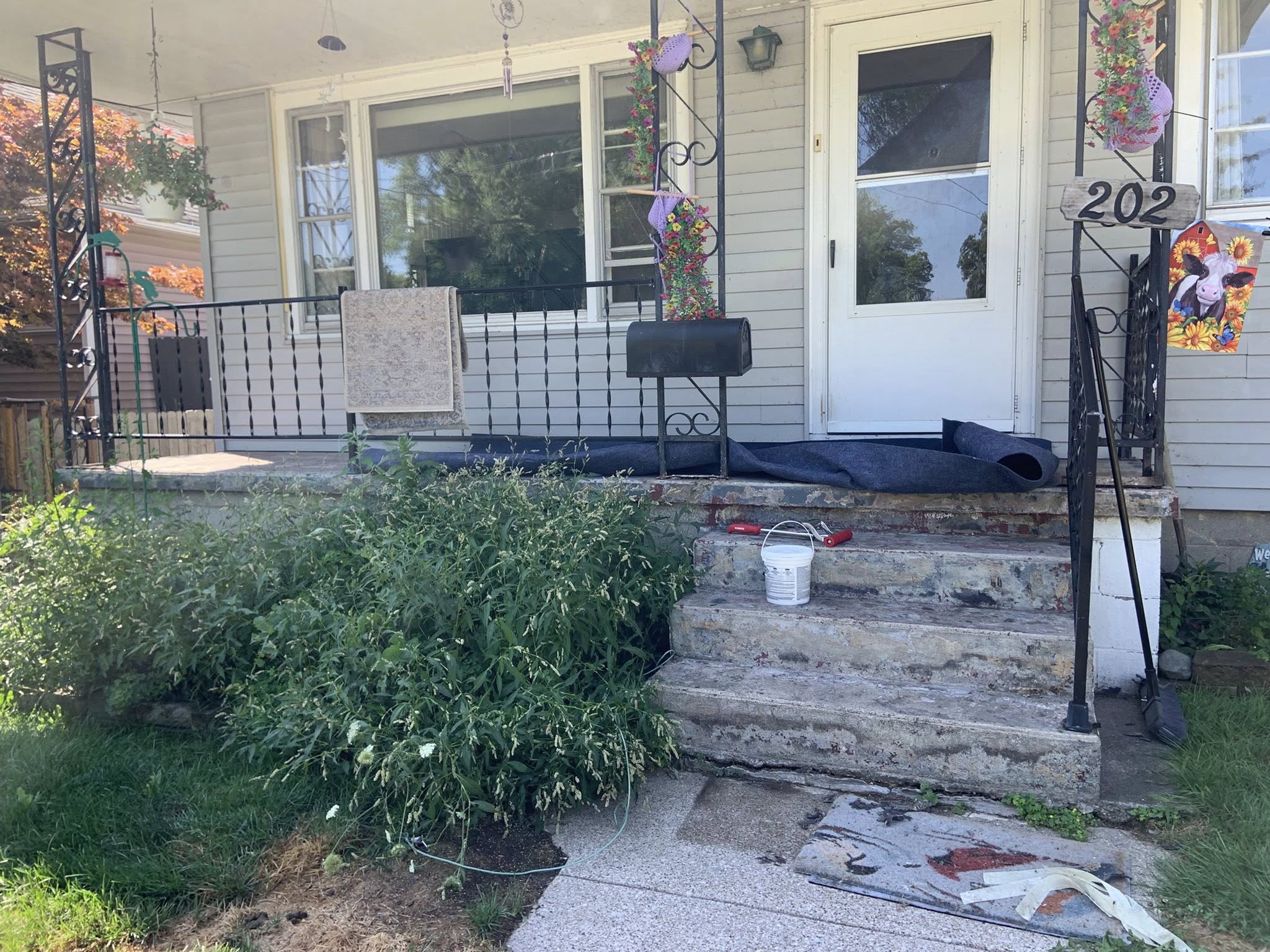 Outdoor carpet repair