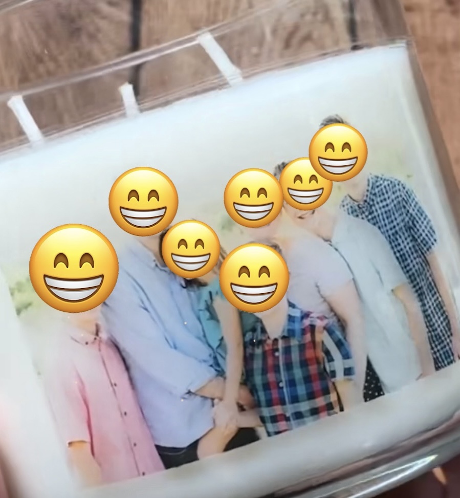 DIY Custom Photo Candle