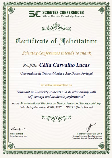 5º Webinar Internacional em Neurocências e Neurosiquiatria