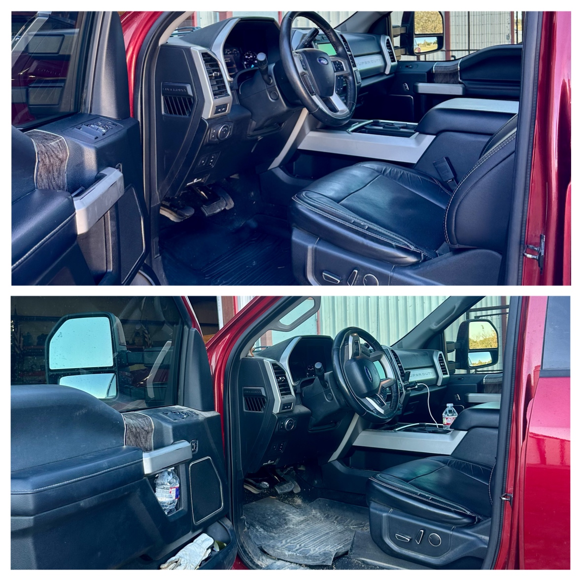 Rejuvinated this red Ford interior