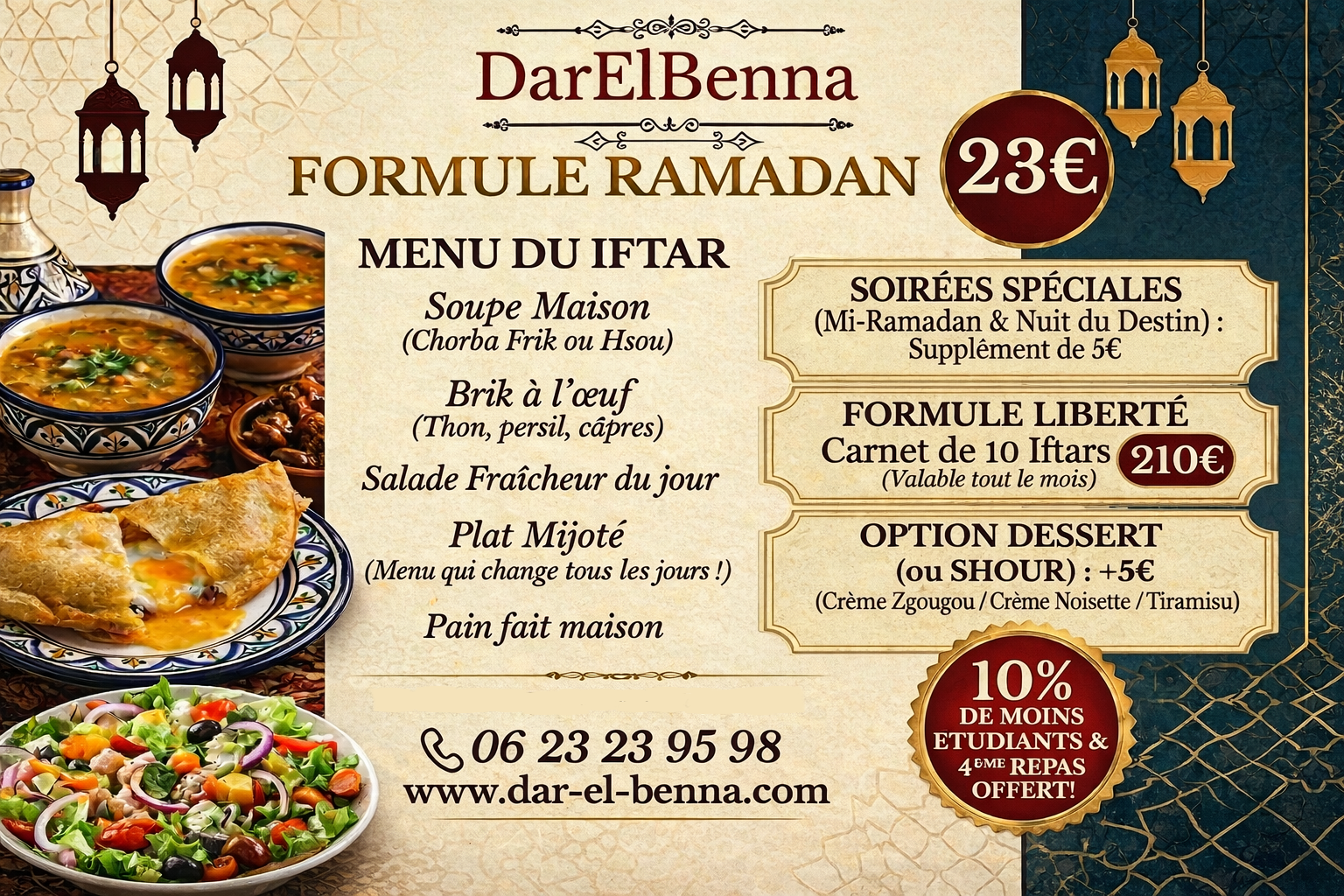 DarElBenna la maison des délices traiteur Menucourt 's image