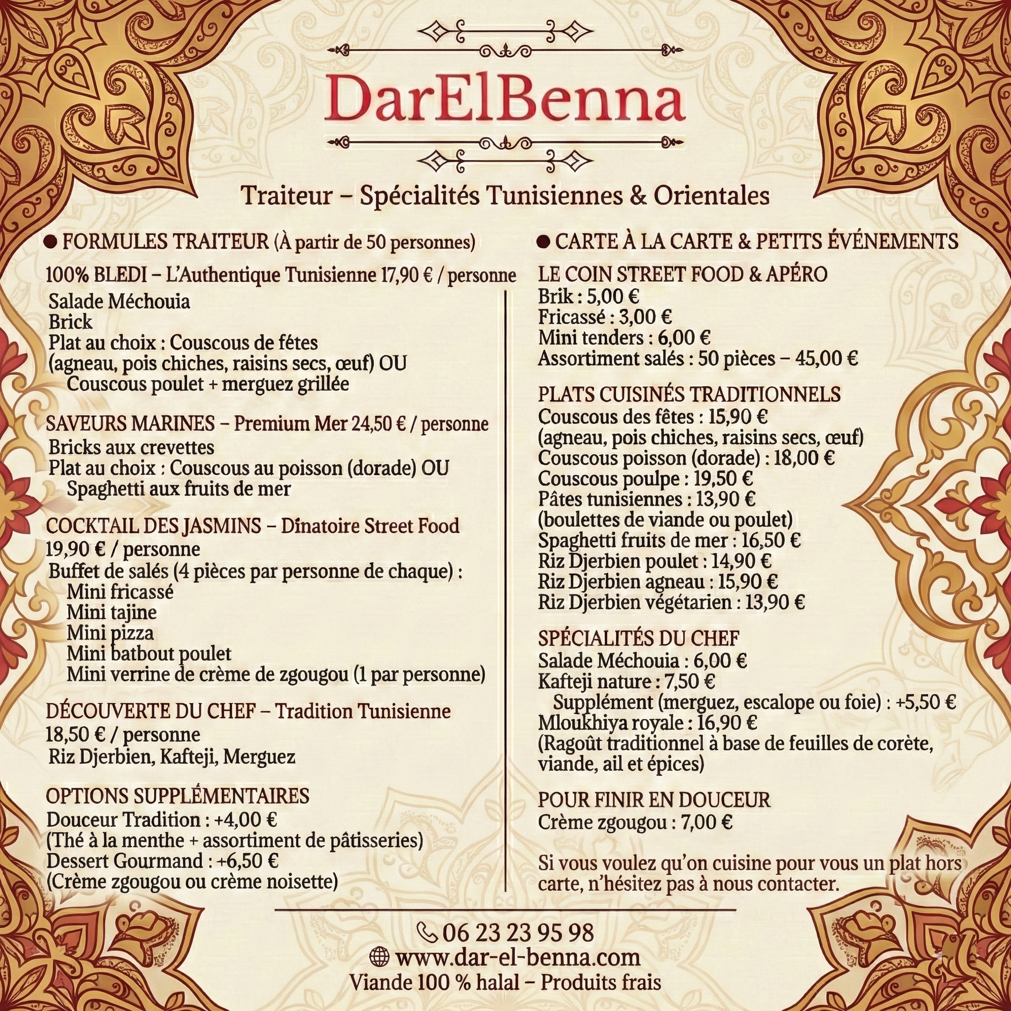 DarElBenna la maison des délices traiteur Menucourt 's image