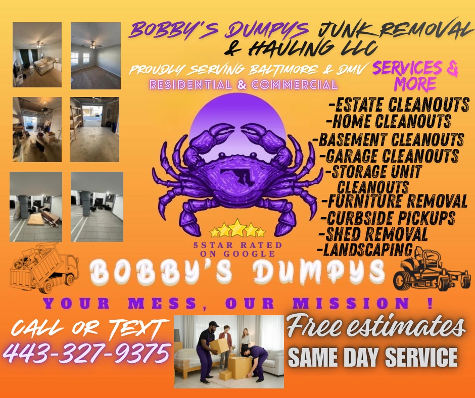 Local affordable same day junk removal service baltimore's image