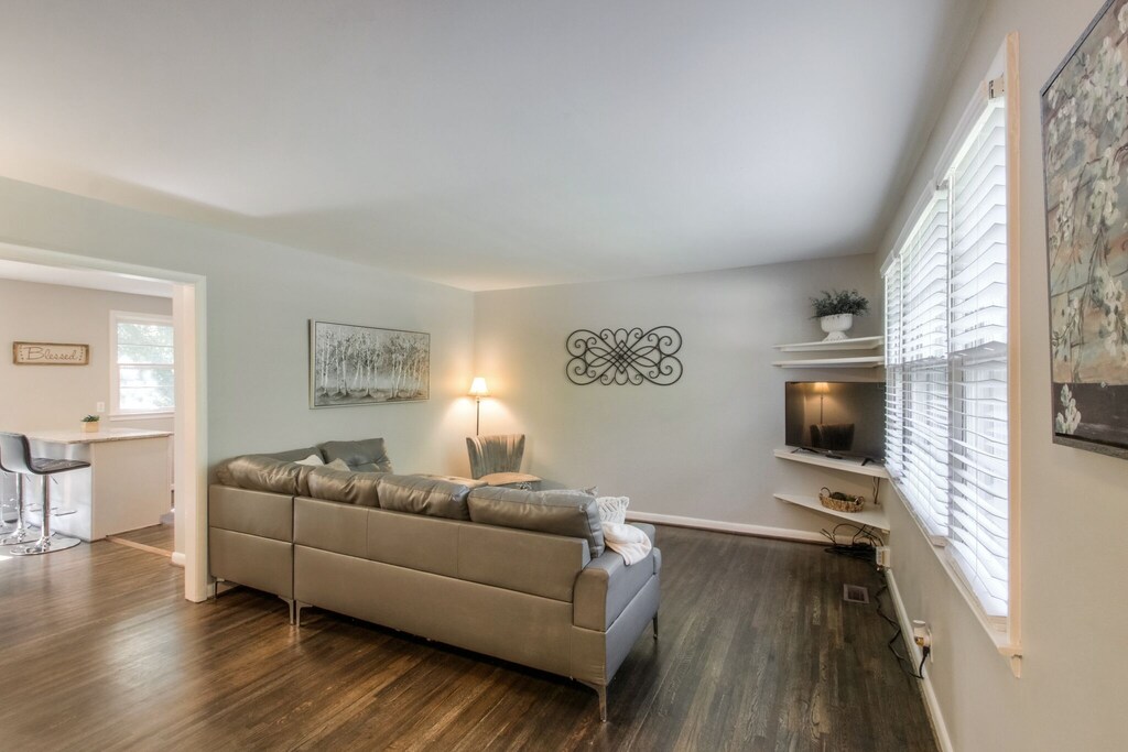 smart tv in living room