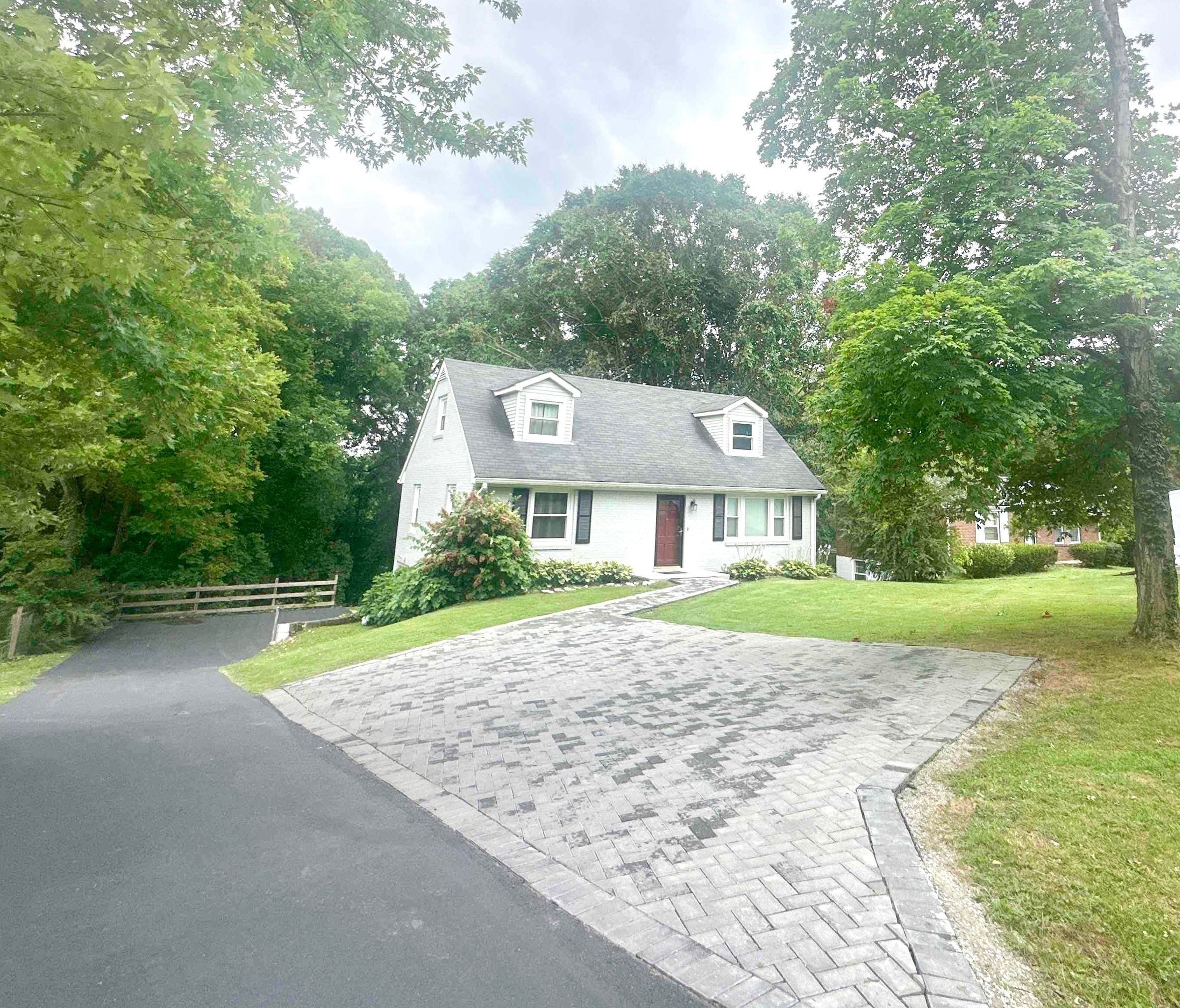front parking and driveway