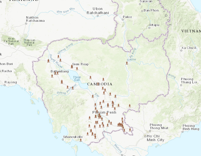 Source: Cambodian Genocide Program Interactive Geographic Database