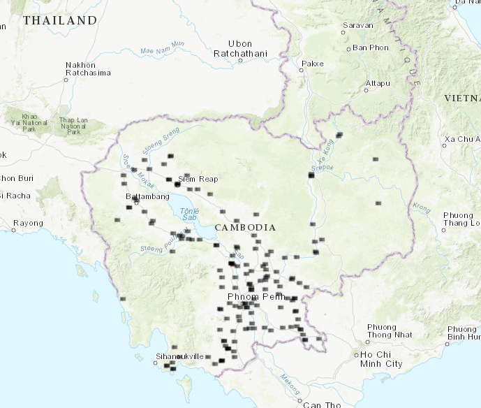 Source: Cambodian Genocide Program Geographic Database