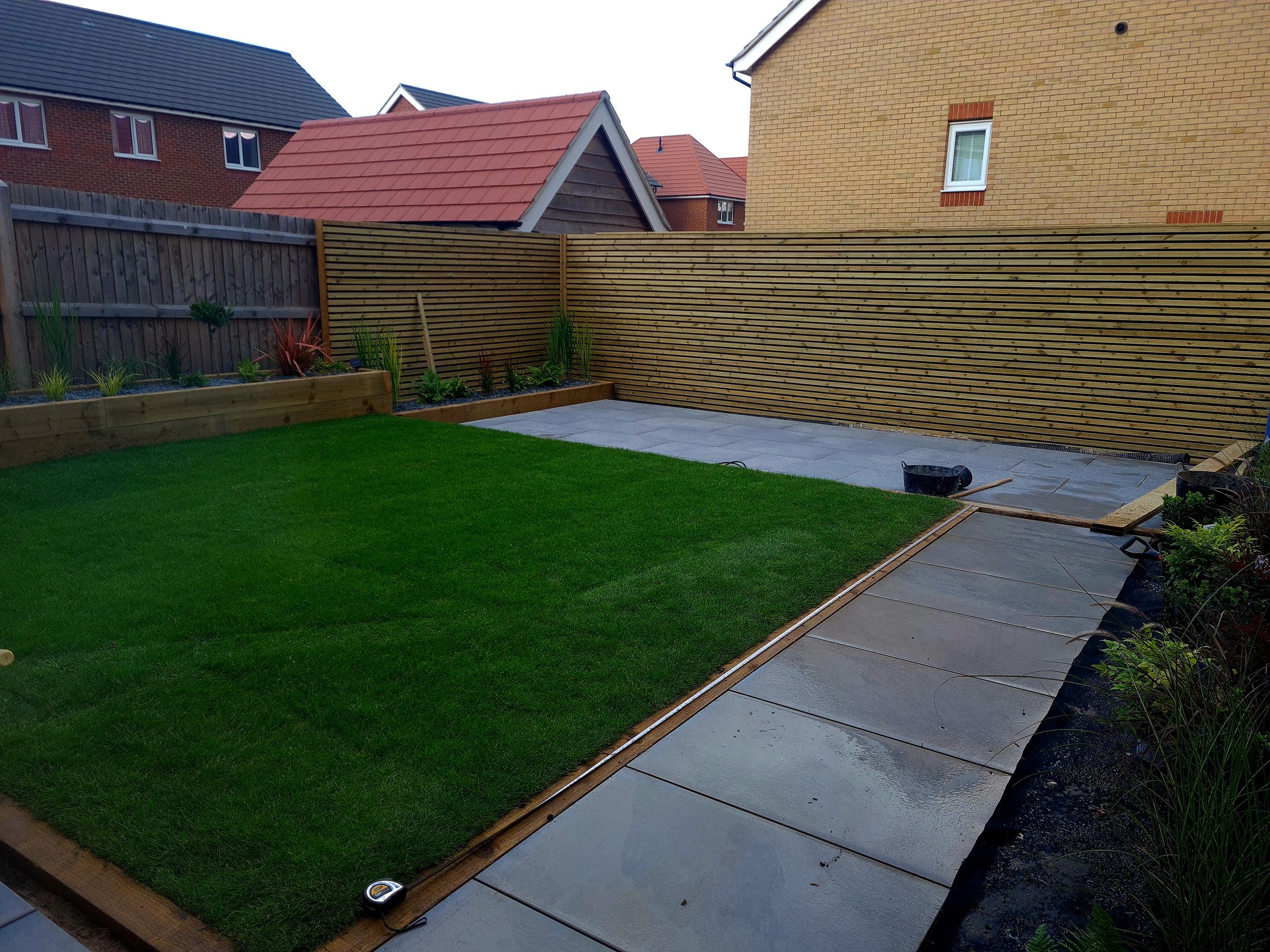 full garden landscape 