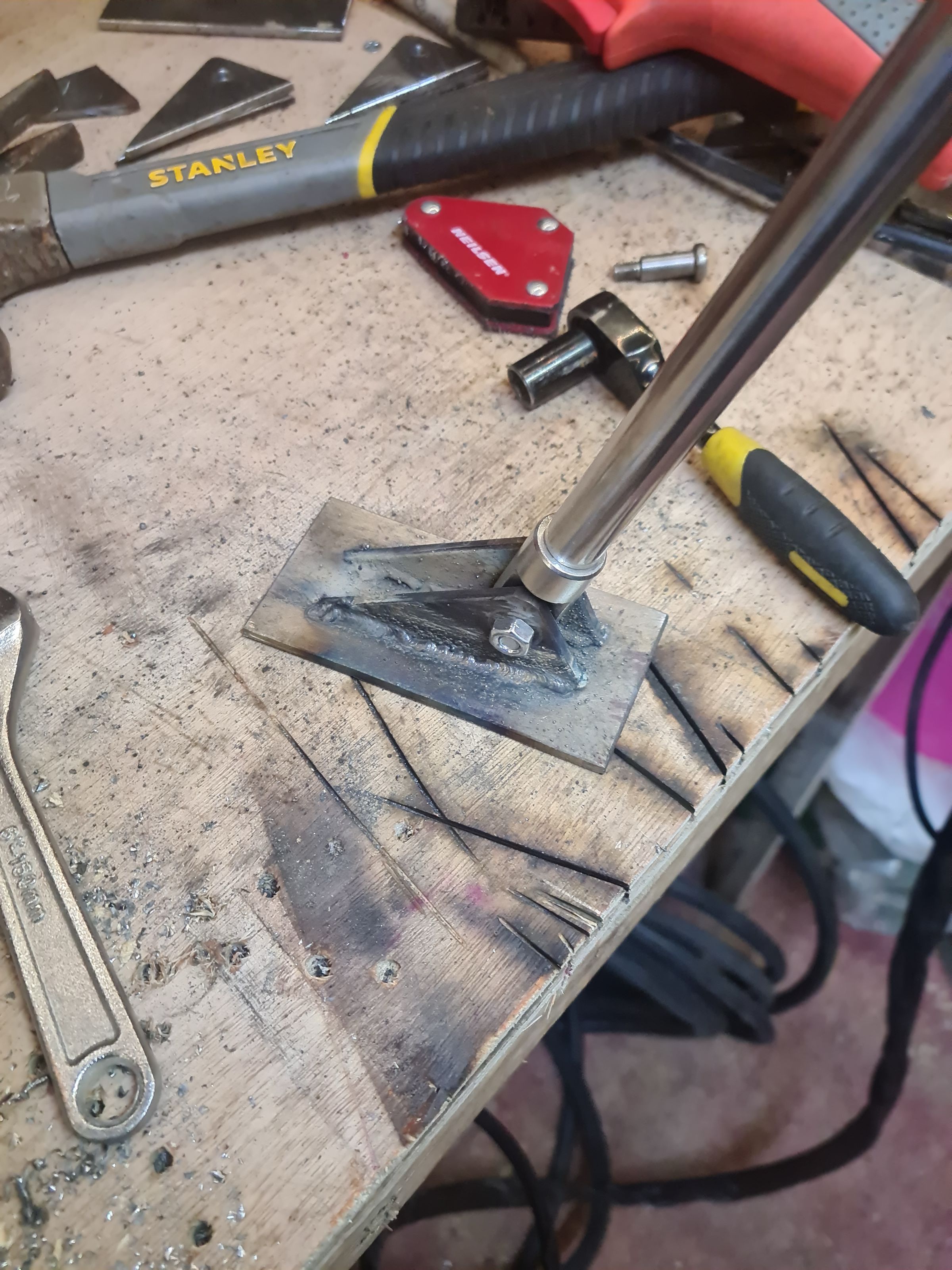 strut bracket fabrication