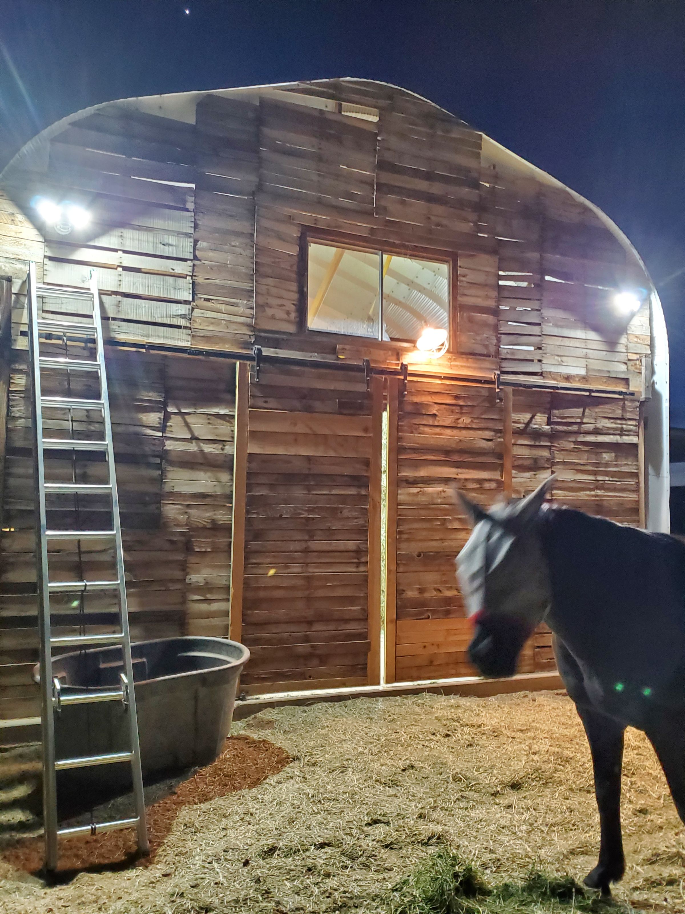 Updated LED flood lights.