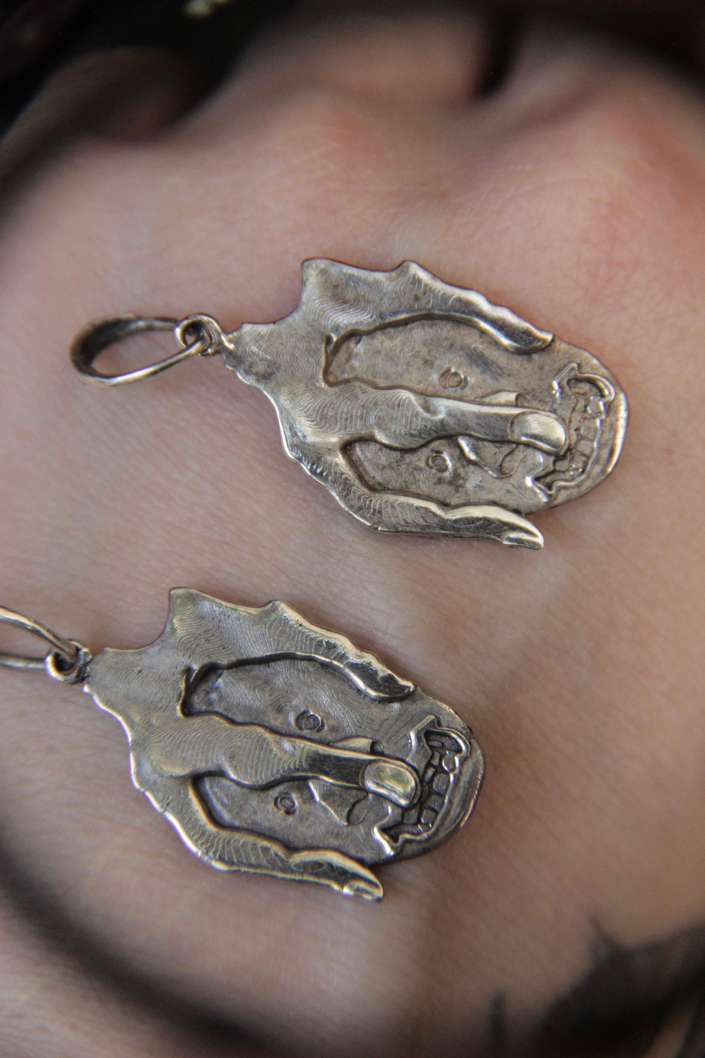 Logotipo de grupo musical, placas impresas y vaciadas en plata 925.