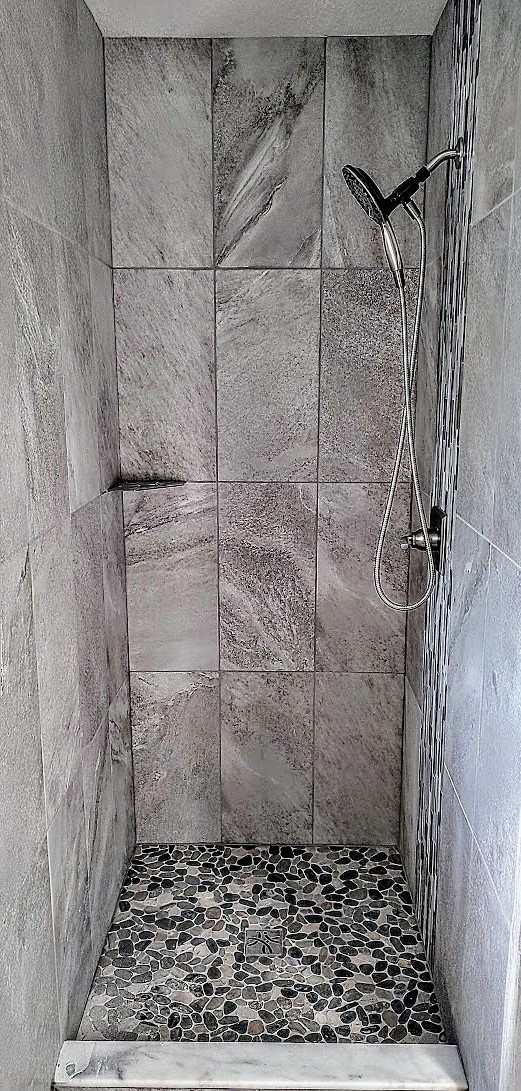 Waterfall glass tile 