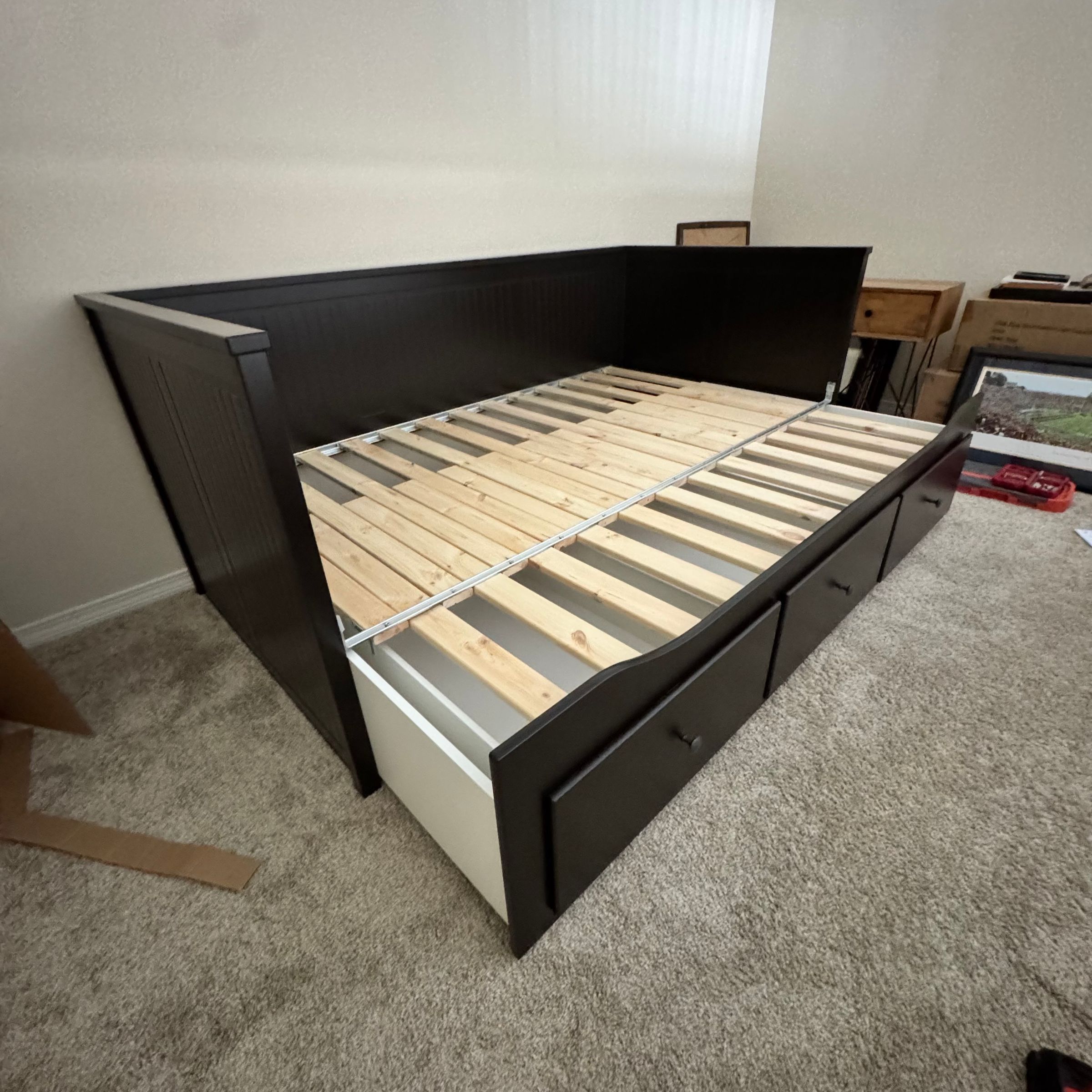 Storage Bed Frame Assembly