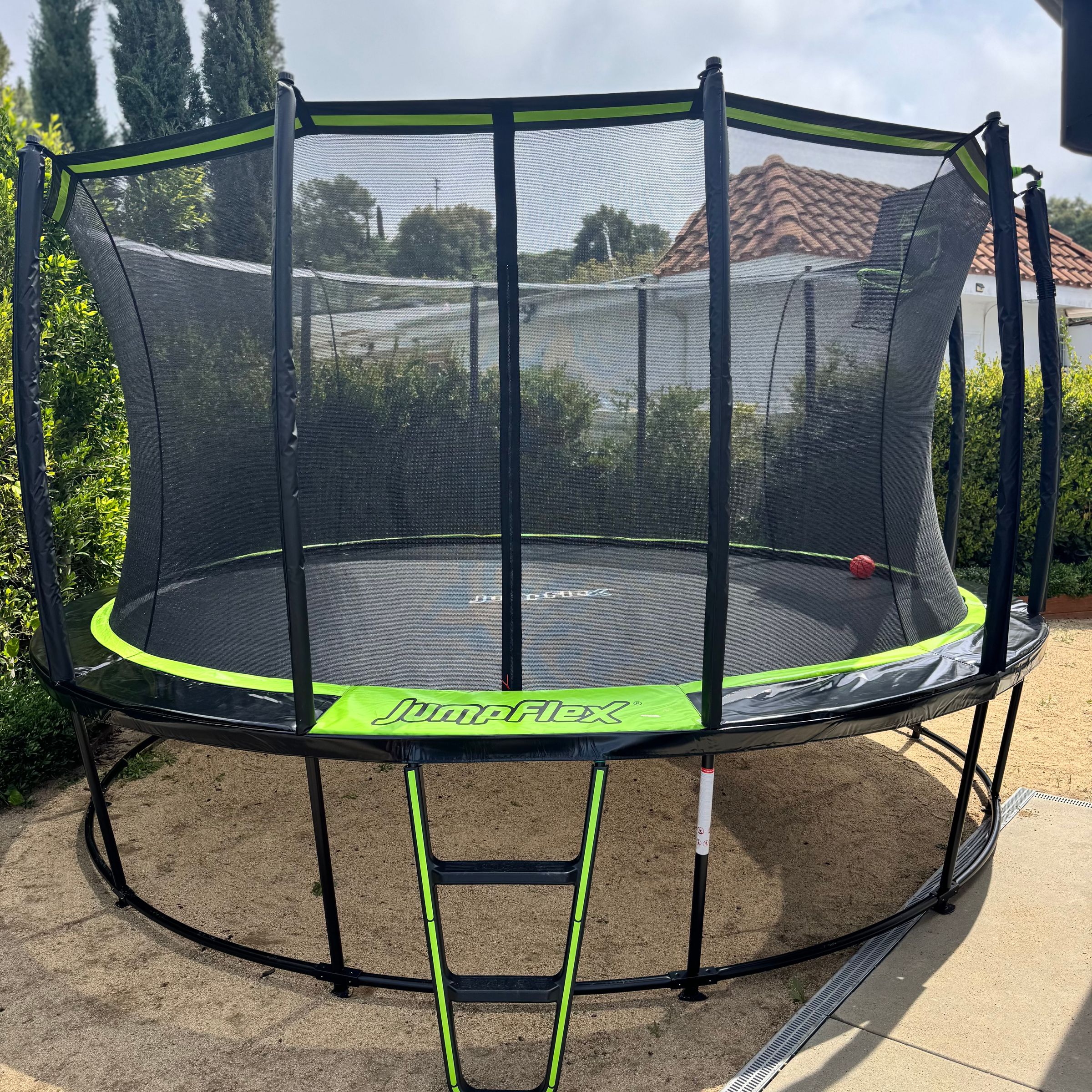 Backyard Trampoline Installation