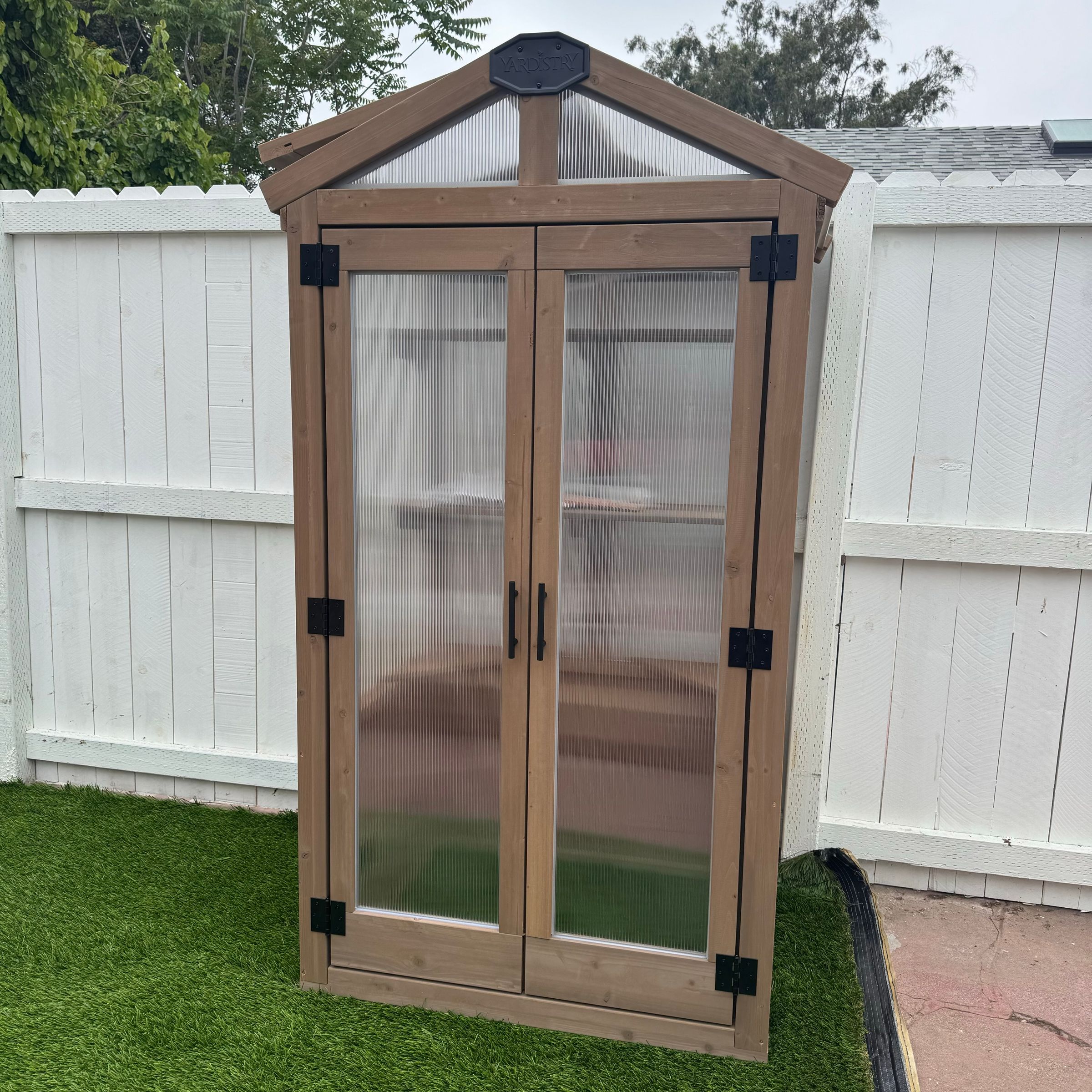 Garden Storage Cabinet Assembly