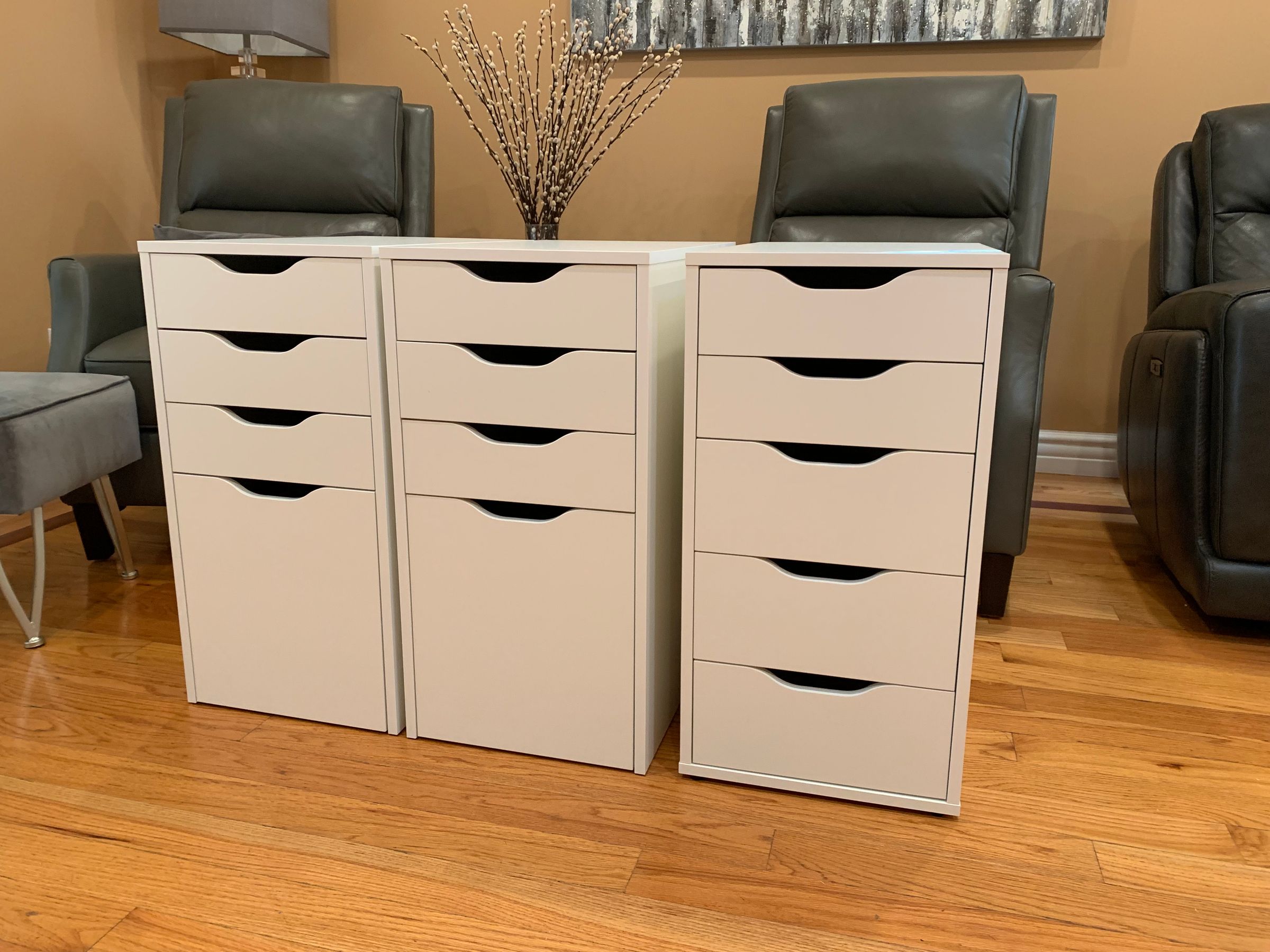 Office Drawer Storage Units Assembly