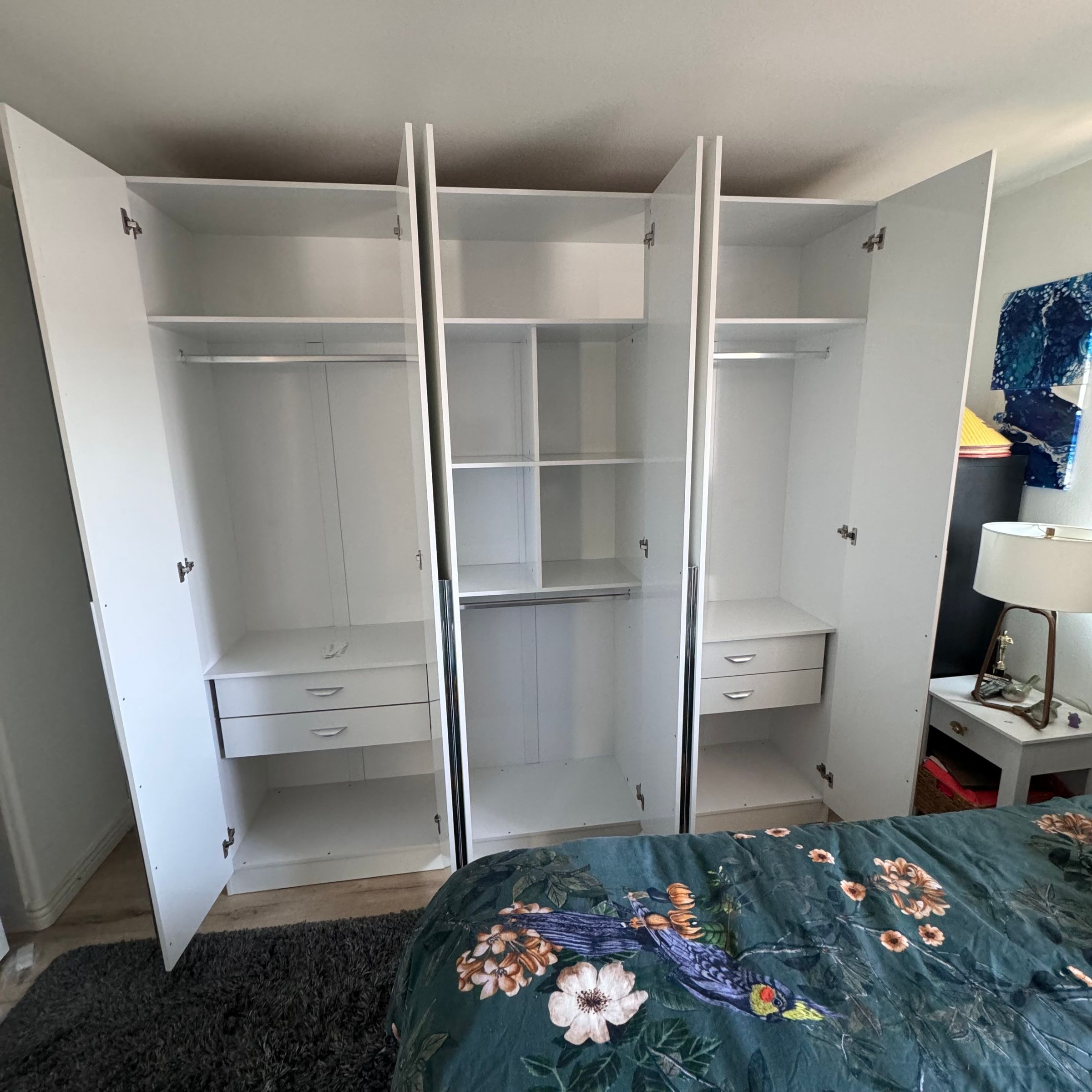 Closet Wardrobe System Assembly