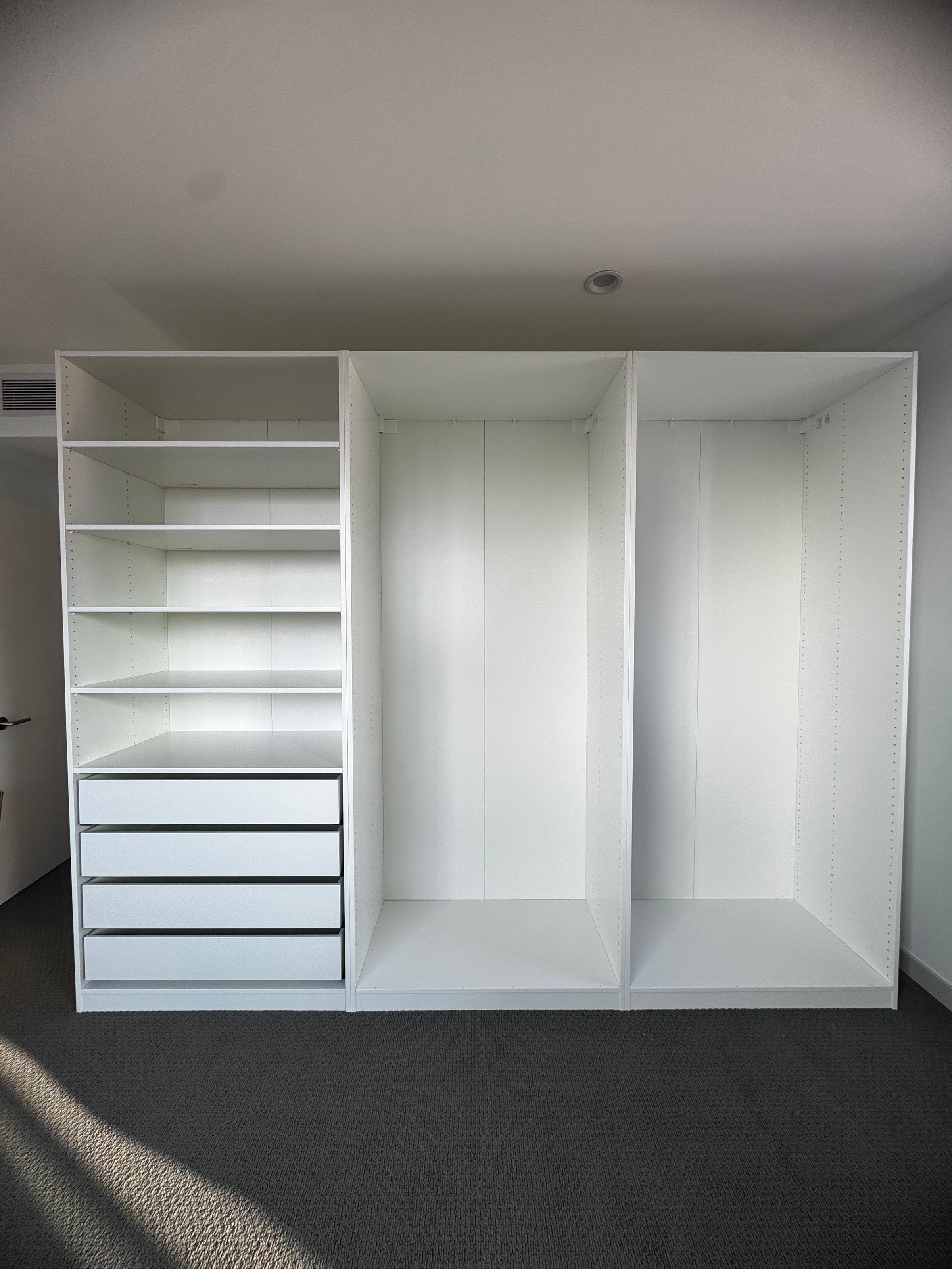 Drawer and Shelf System Assembly