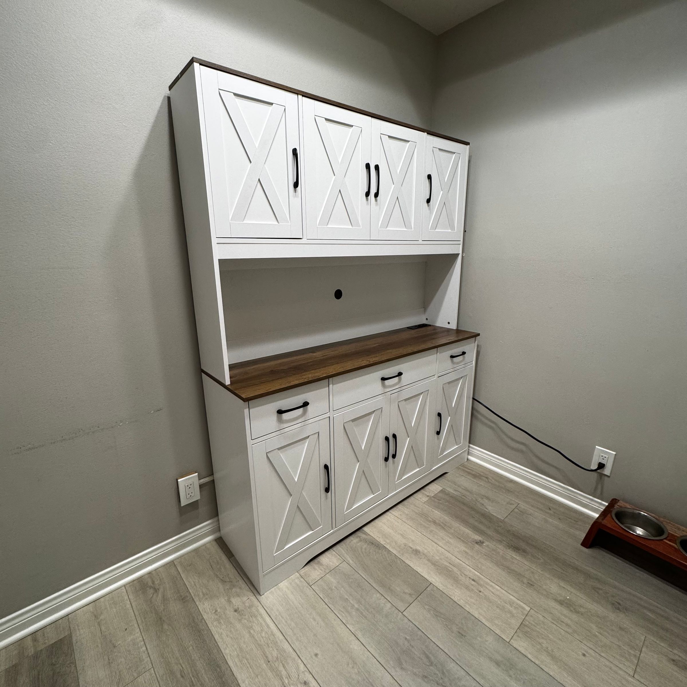Kitchen Storage Hutch Assembly