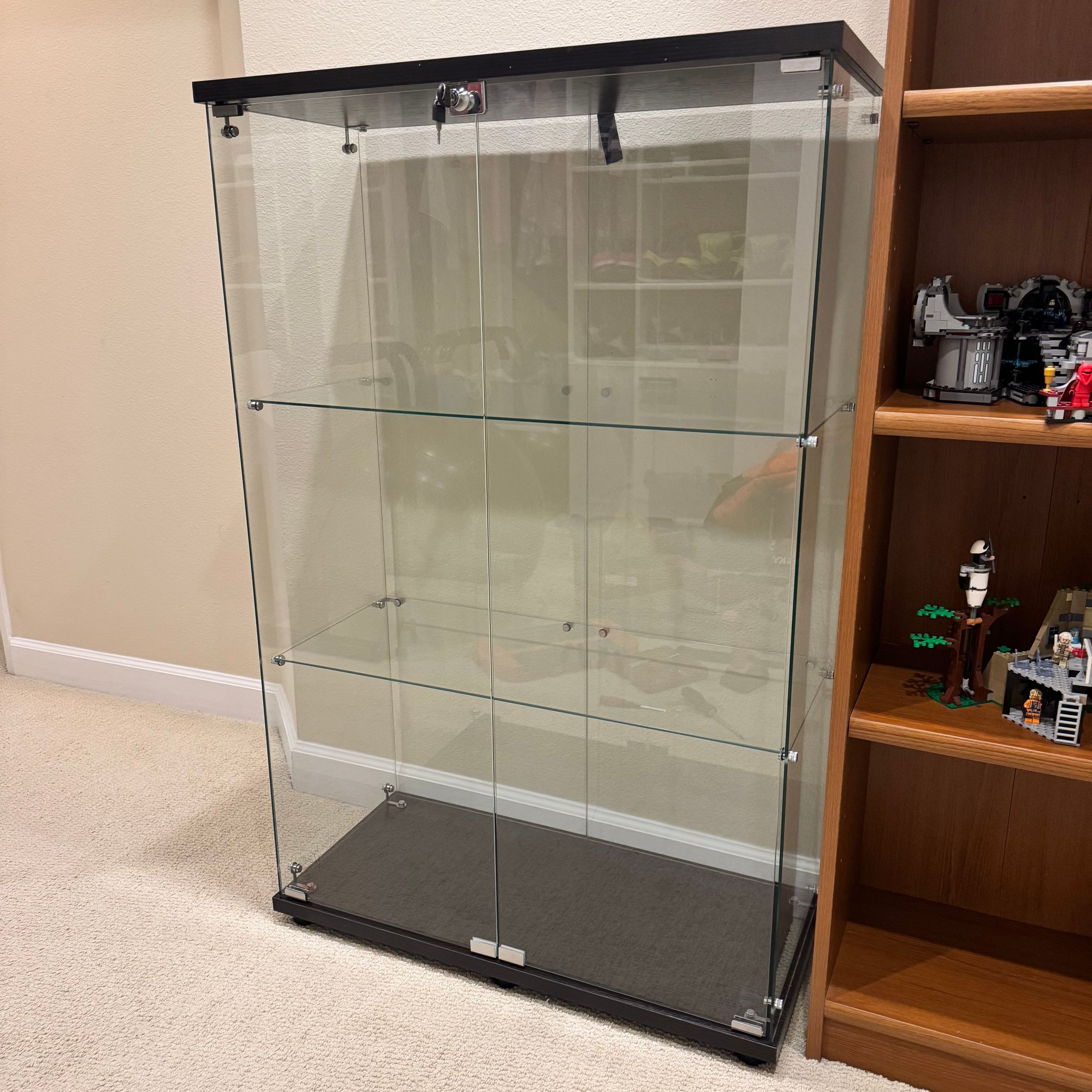 Glass Display Case Assembly