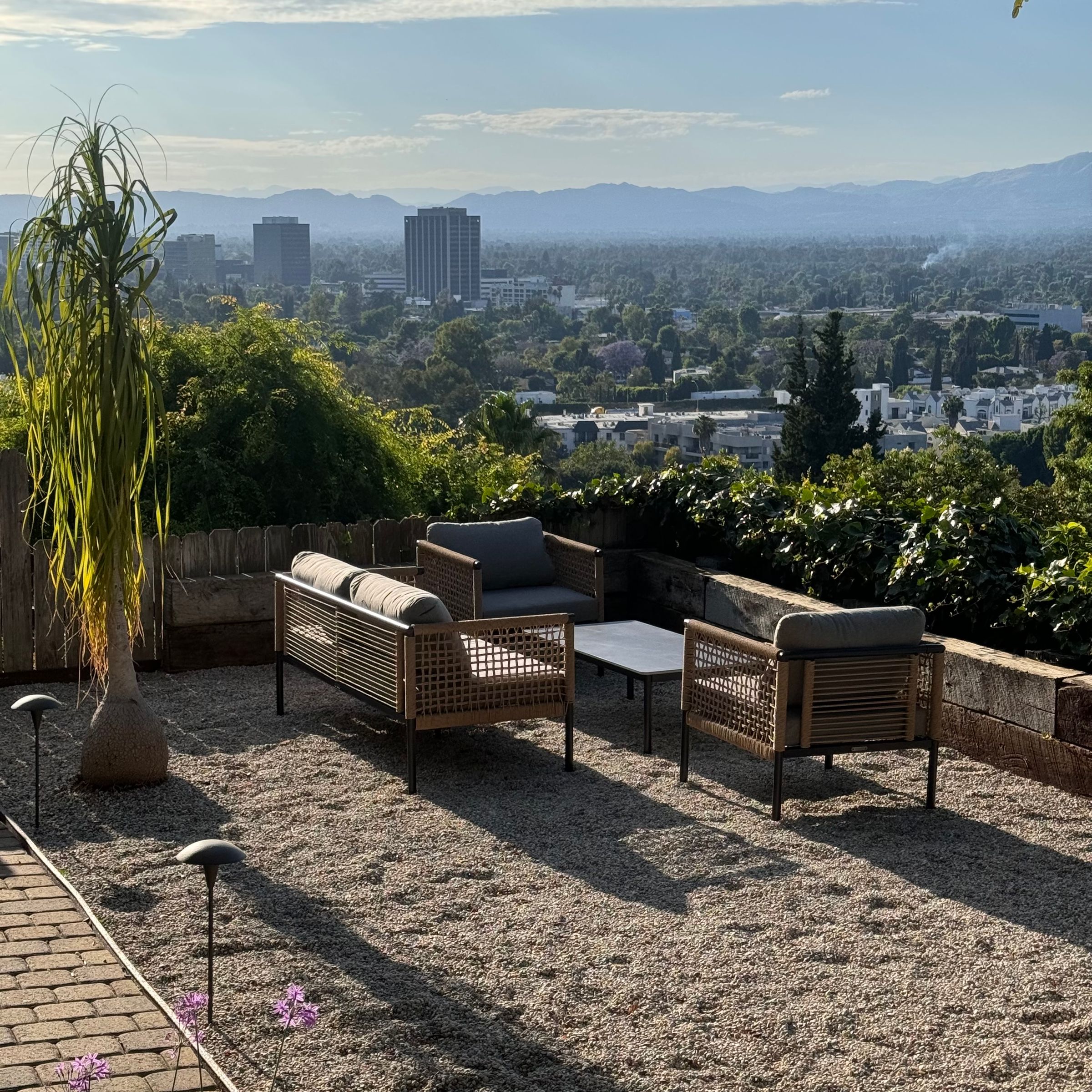 Outdoor Seating Area Setup
