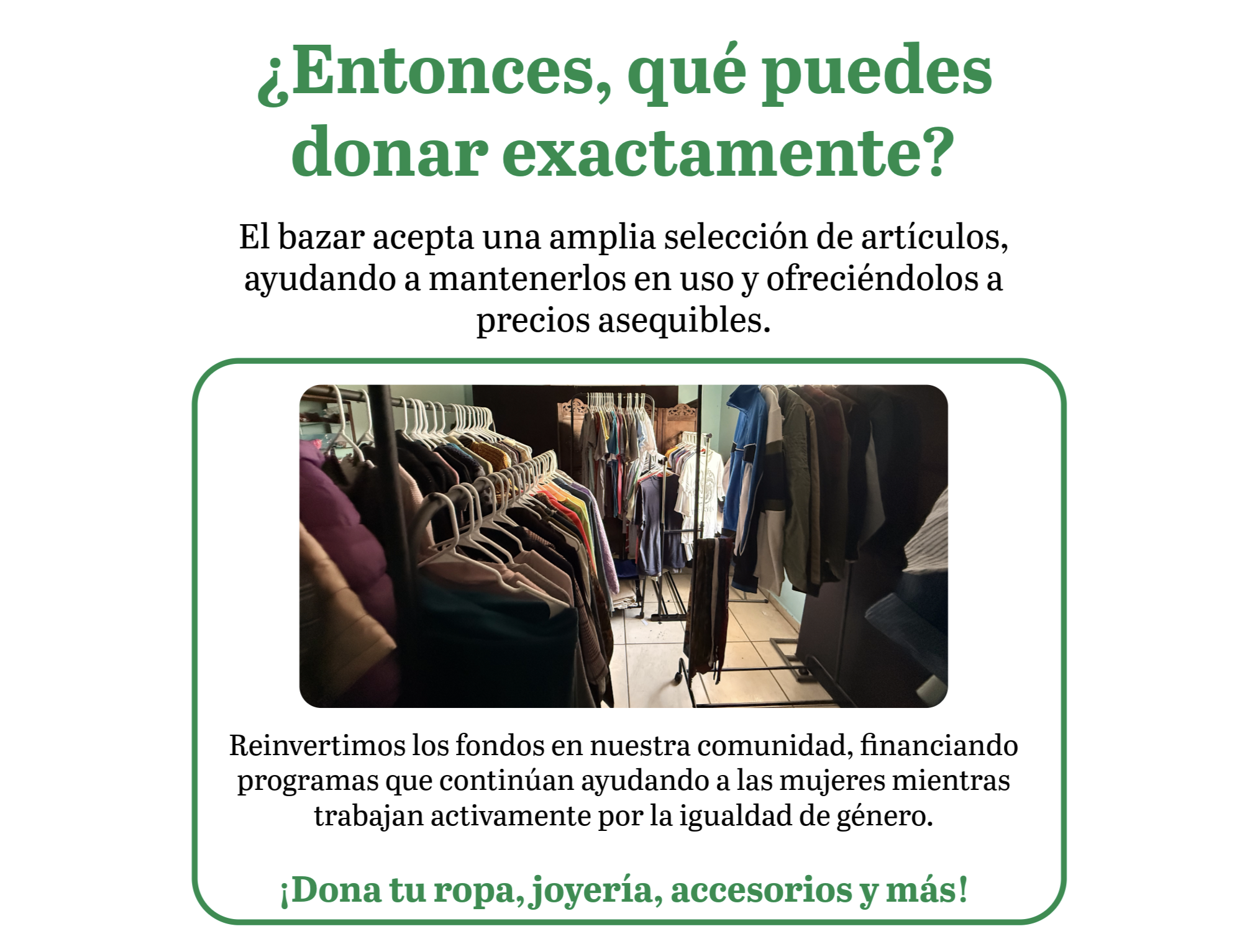 Bazar Mujer Esperanza's image