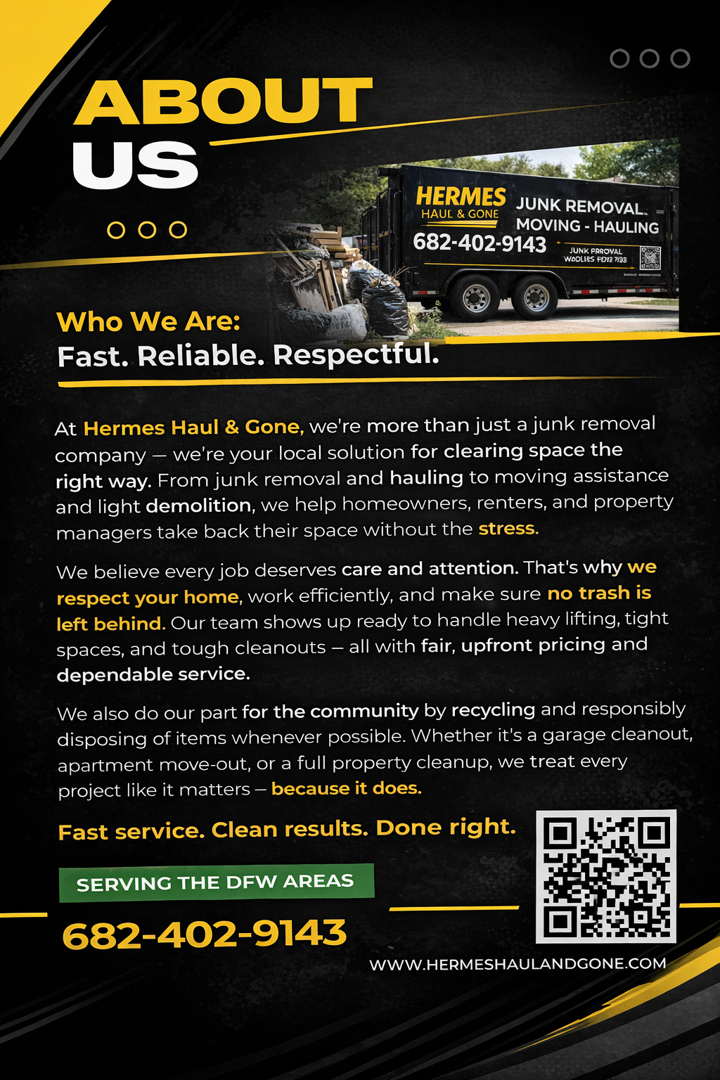 Hermes Haul & Gone, Junk removal and moving's image