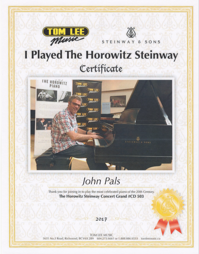 Horowitz certificate 