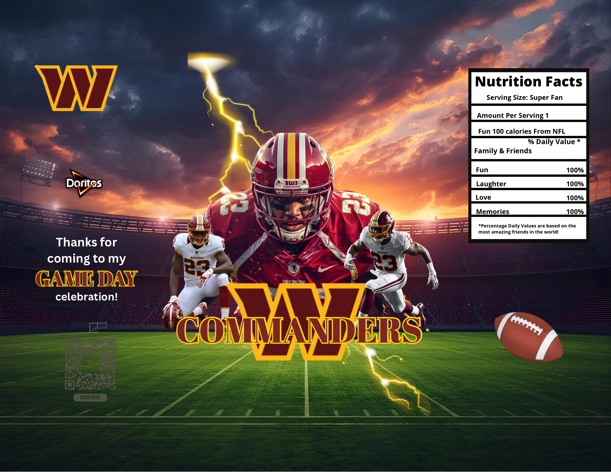 Commanders Party Favors