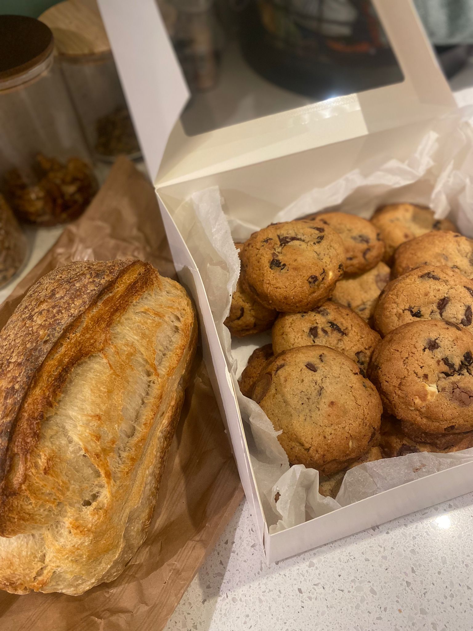 Sourdough Loaf & Chocolate Chip Cookies