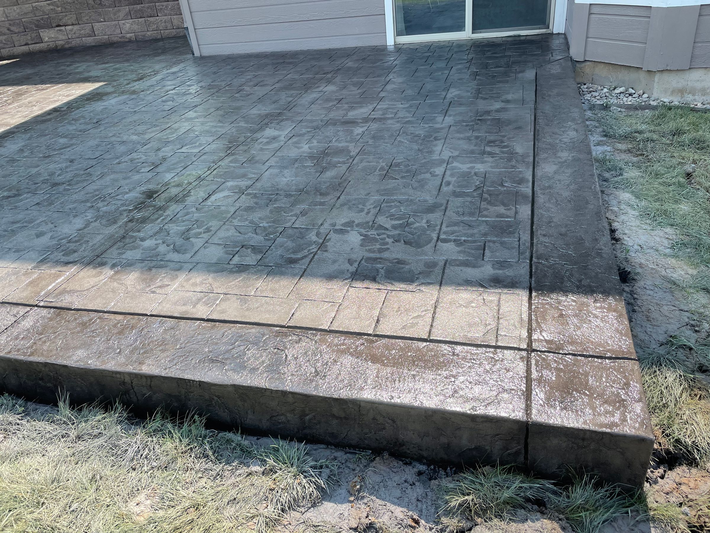 Grand Ashlar Stamped, Slate/Medium Gray