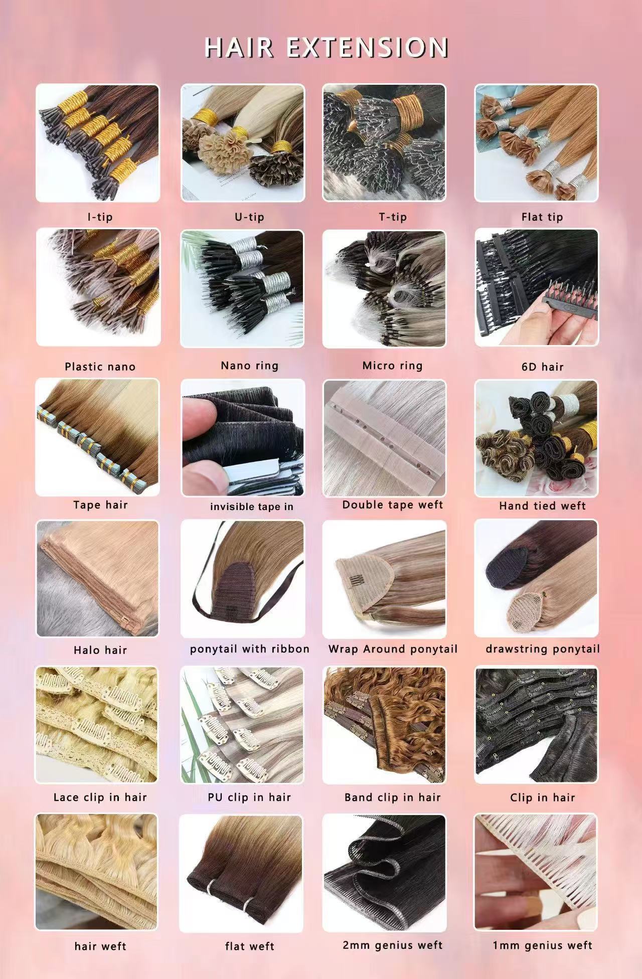 Professional-grade premium quality 100% real human hair for natural-looking results - Invisible Injected Tape 50g - 100g size 14”-26” coming with Available in multiple shades from platinum blonde to dark black.