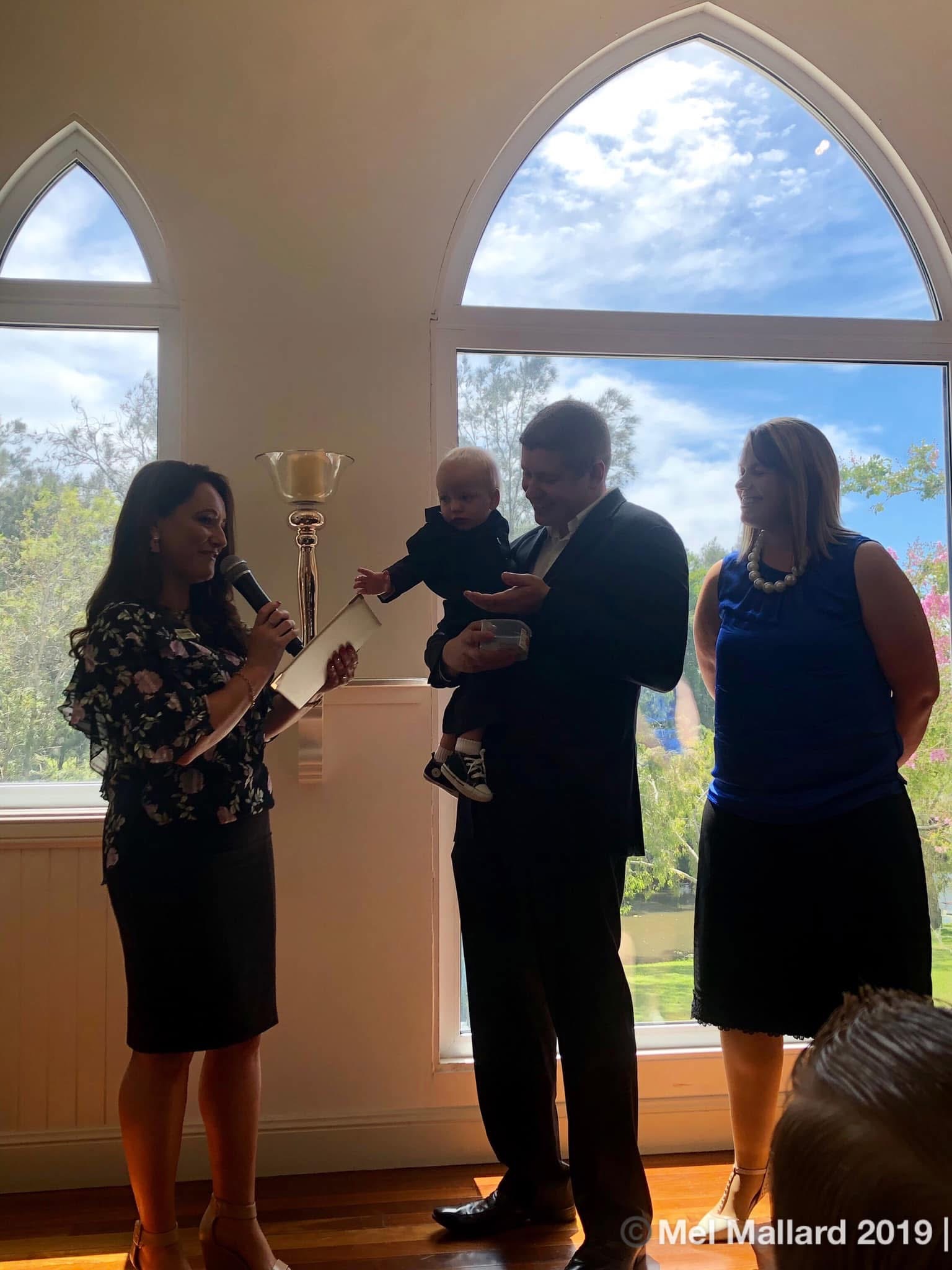 Baby Naming for Braxton, Braeside Chapel