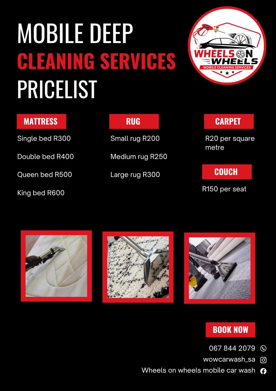 Mobile Car Wash, Couch Cleaning, Carpet Cleaning 's image